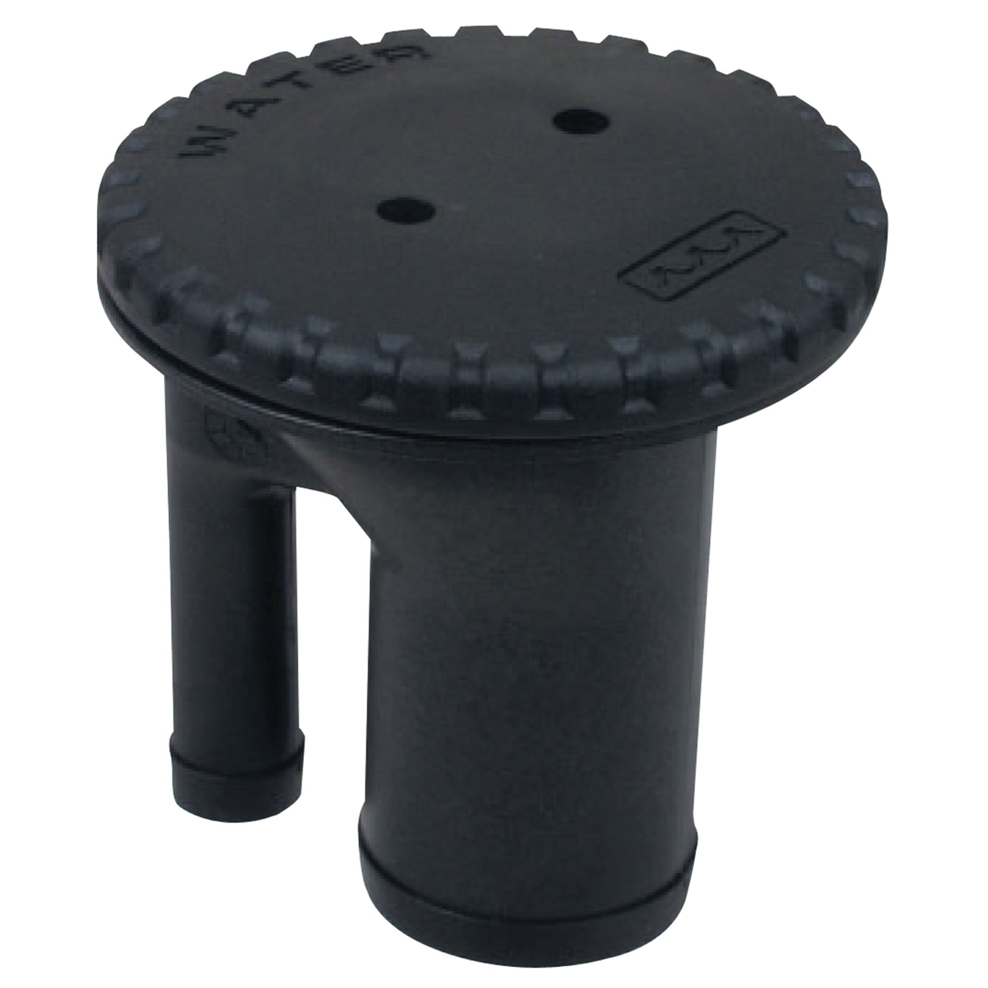 Perko 0543Dpgblk Polymer Vented Fill With Straight Neck For 1-1/2 Hose - Gas-Marked Black Polymer Cap