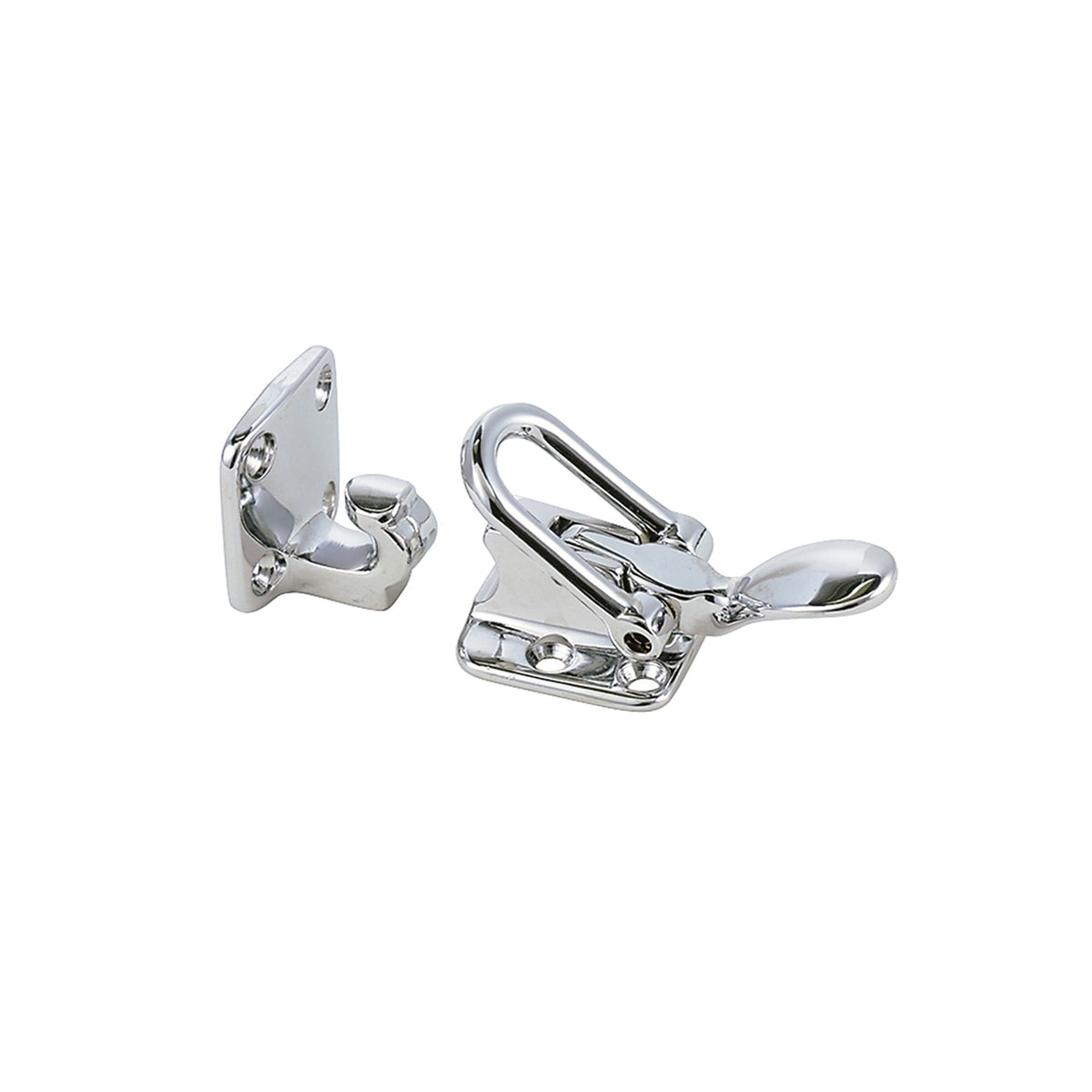 Perko 1113Dp0Chr Chrome-Plated Right Angle Mounting Hold-Down Clamp - 2.5 X 1.5