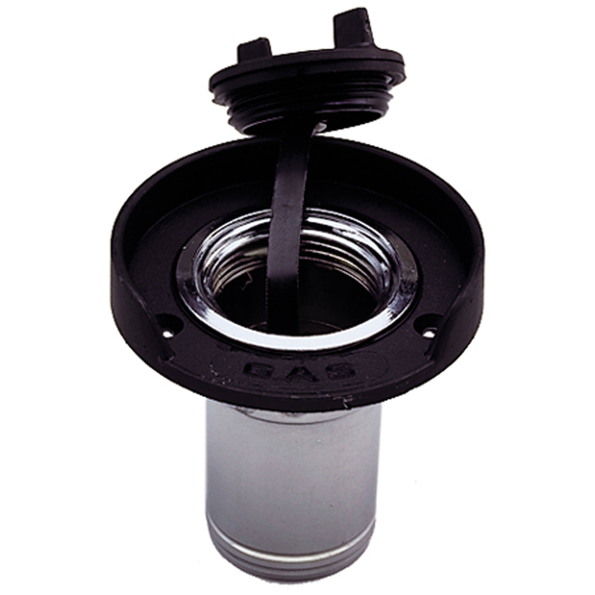 Perko 1313Dp0Chr Gas Fill With Polymer Cap And Flange For 1.5 Hose - Black