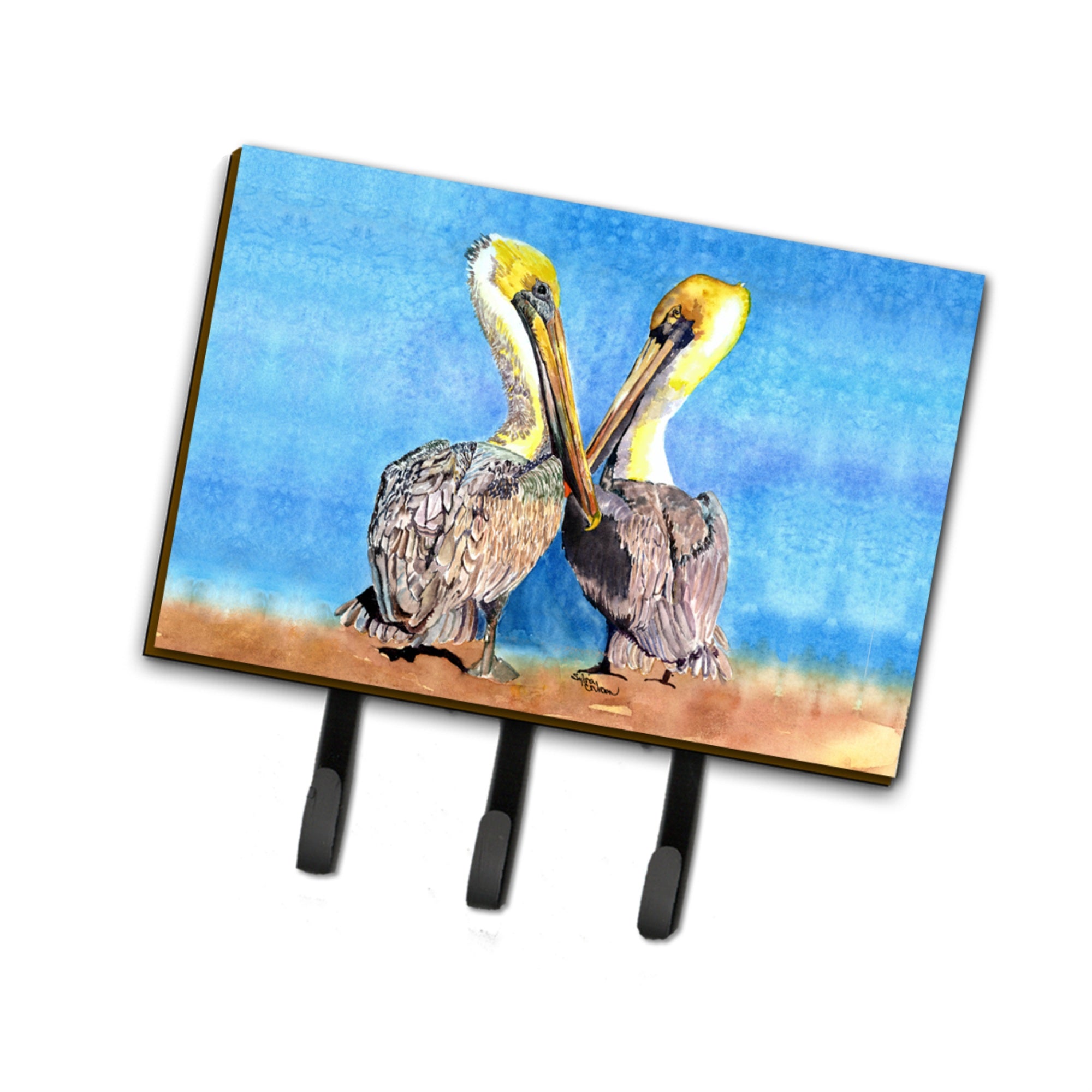 Caroline'S Treasures 8539Th68 Pelican Leash Or Key Holder, Large, Multicolor