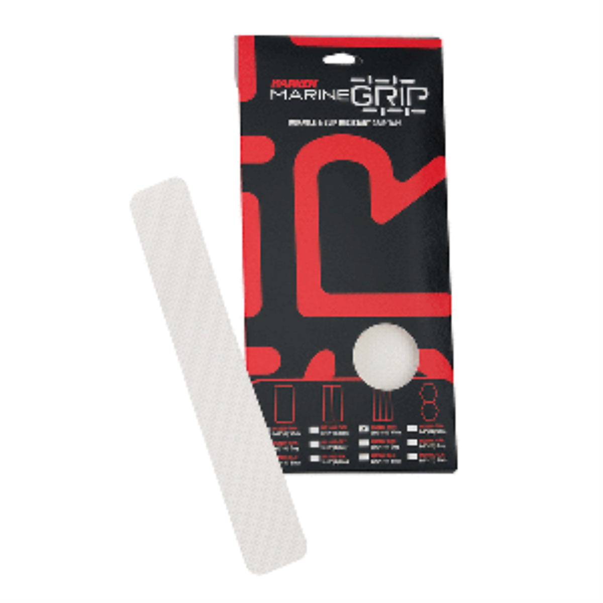 Harken Marine Grip Tape 2'X12' Translucent White 10 Pieces