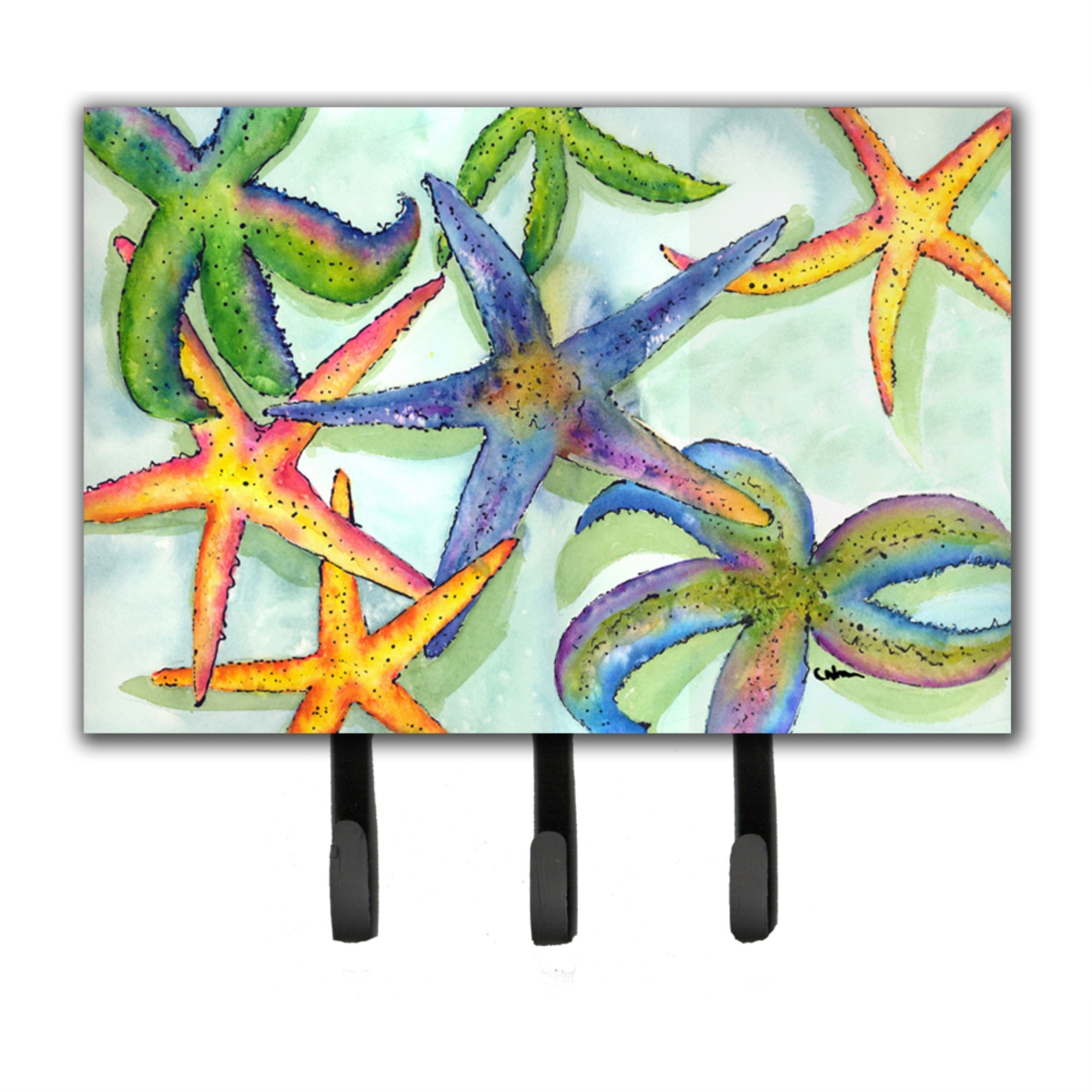 Caroline'S Treasures 8542Th68 Star Fish Leash Or Key Holder, Large, Multicolor