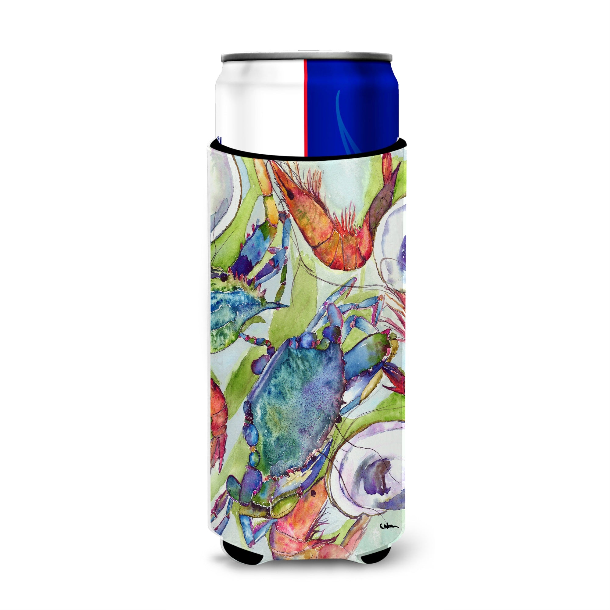 Fish Dolphin Mahi Mahi Ultra Beverage Insulators For Slim Cans 8547Muk