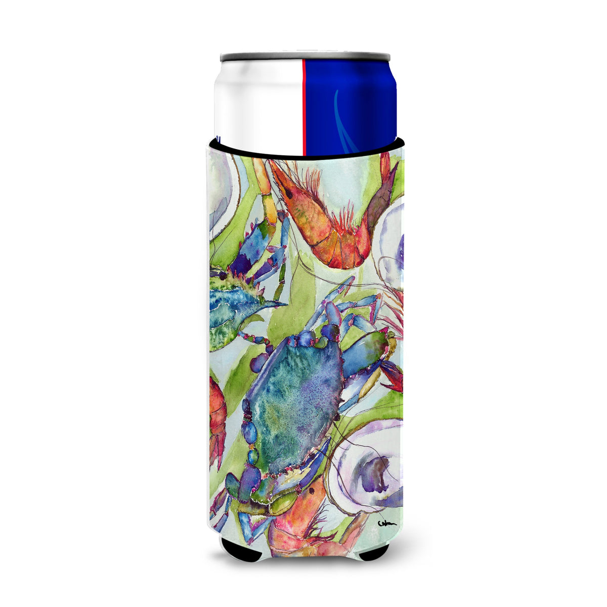 Fish Dolphin Mahi Mahi Ultra Beverage Insulators For Slim Cans 8547Muk