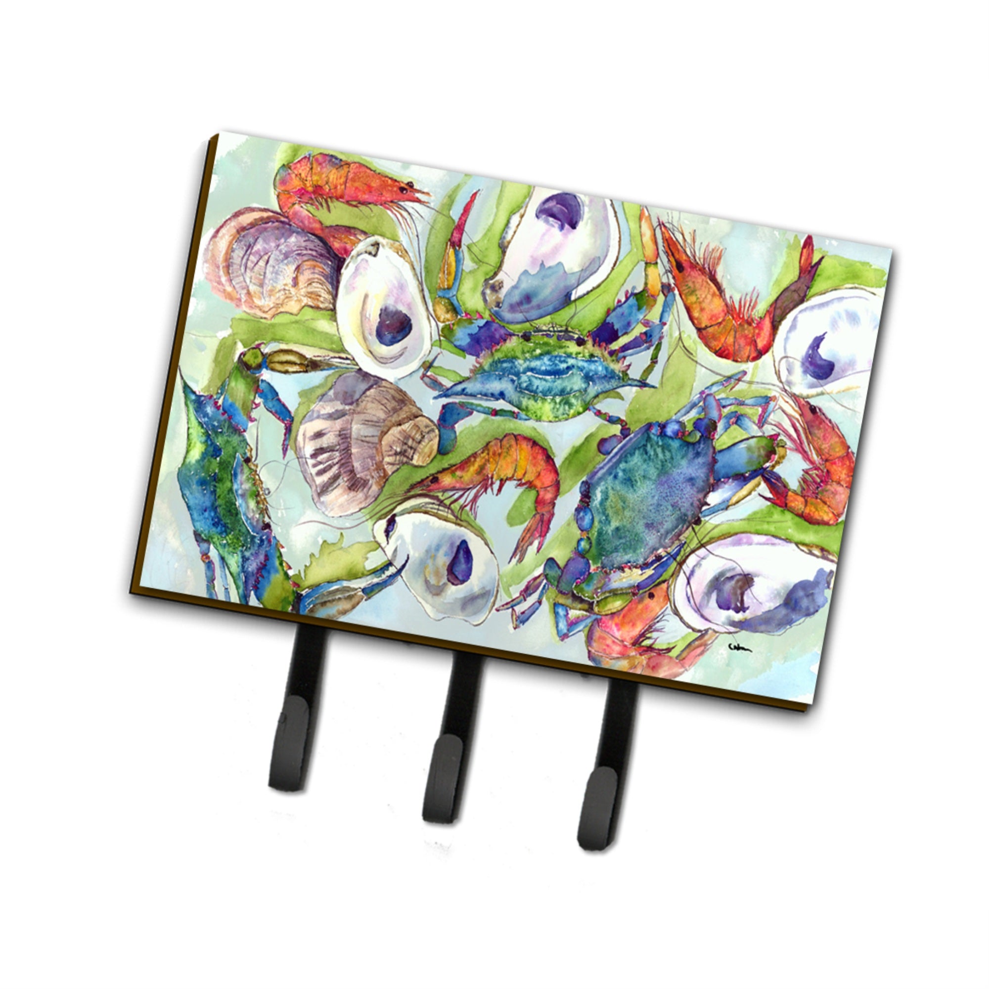 Caroline'S Treasures 8547Th68 Crab Leash Or Key Holder, Large, Multicolor