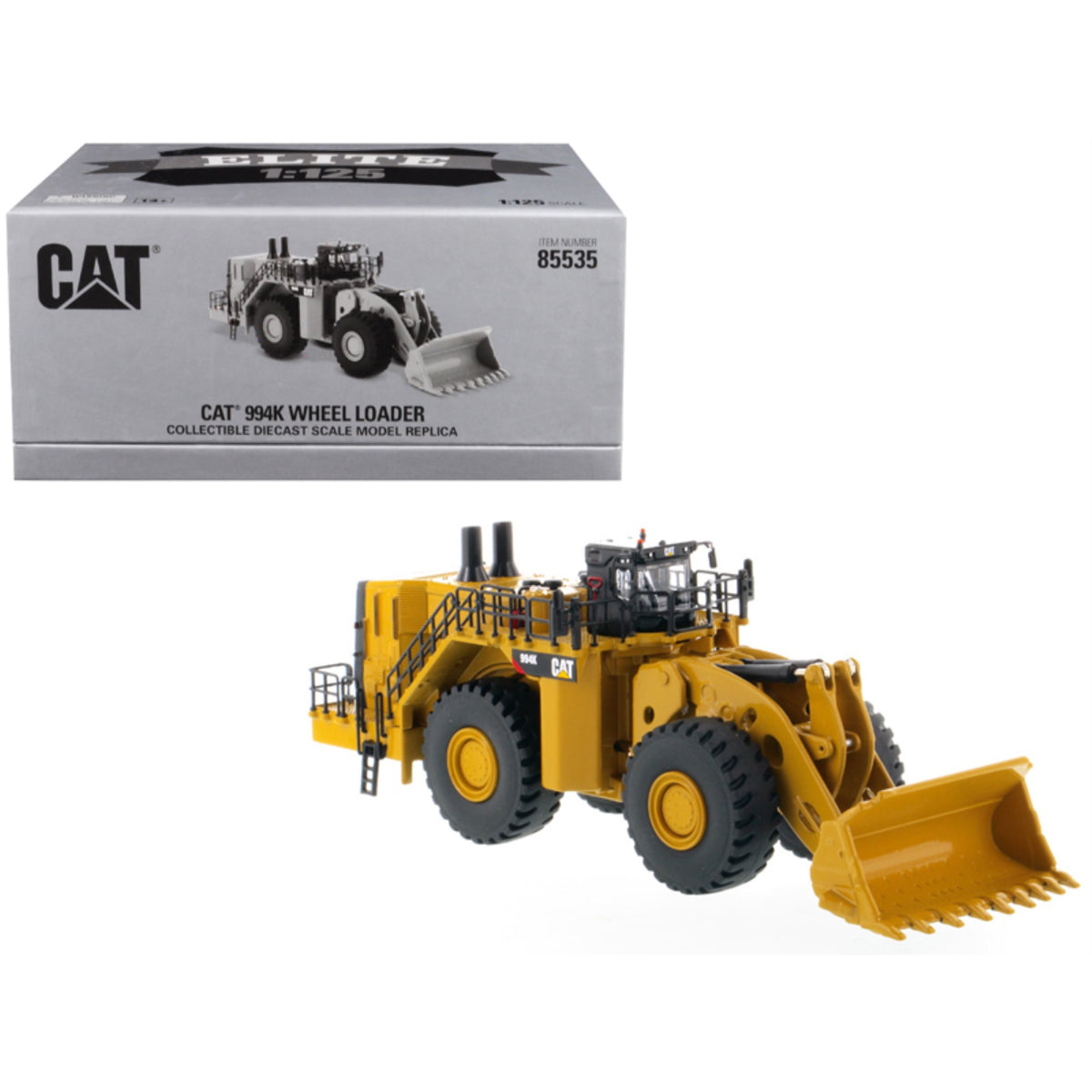 Cat Caterpillar 994K Wheel Loader Elite Series 1/125 Diecast Model By Diecast Masters