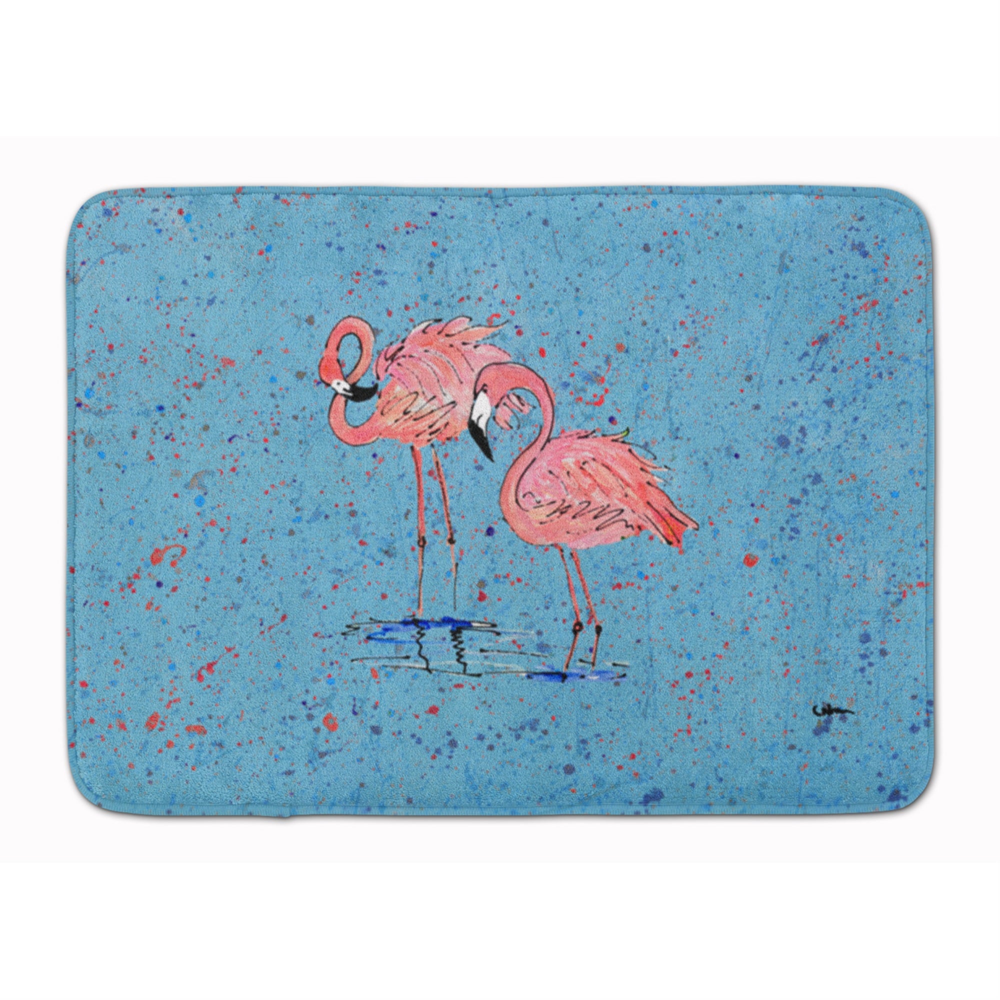 Caroline'S Treasures Flamingo Floor Mat, 19 X 27, Multicolor