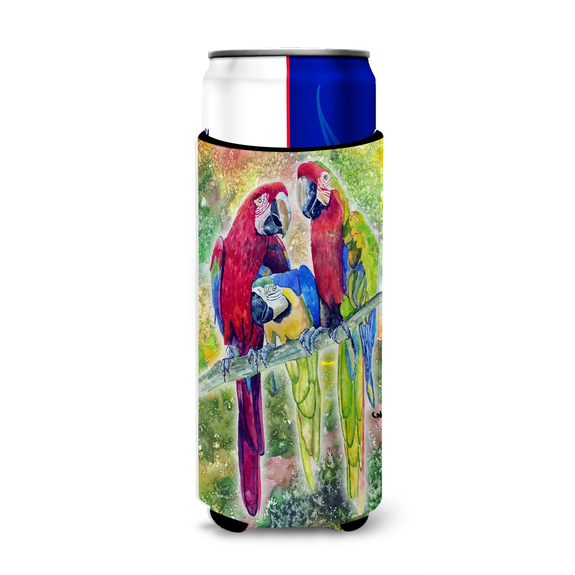 Parrot  Parrot Head Ultra Beverage Insulators For Slim Cans 8601Muk