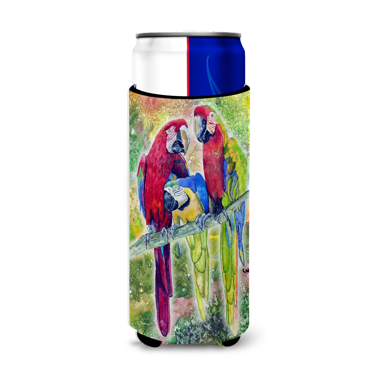 Parrot  Parrot Head Ultra Beverage Insulators For Slim Cans 8601Muk