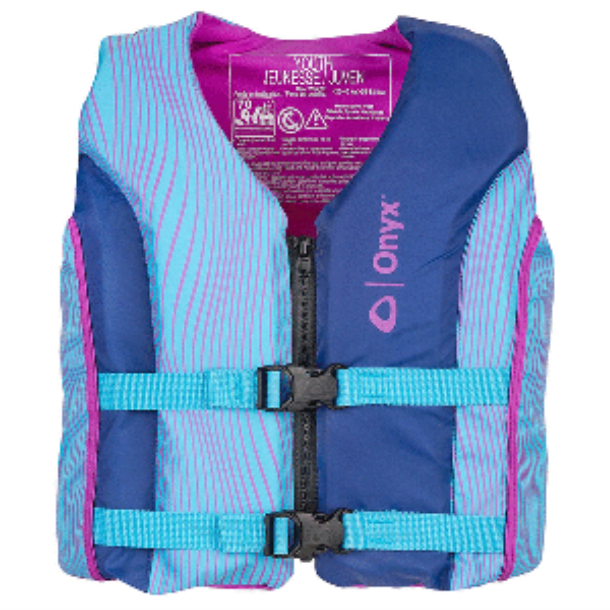 Onyx Shoal All Adventure Youth Paddle &Amp; Water Sports Life Jacket - Blue
