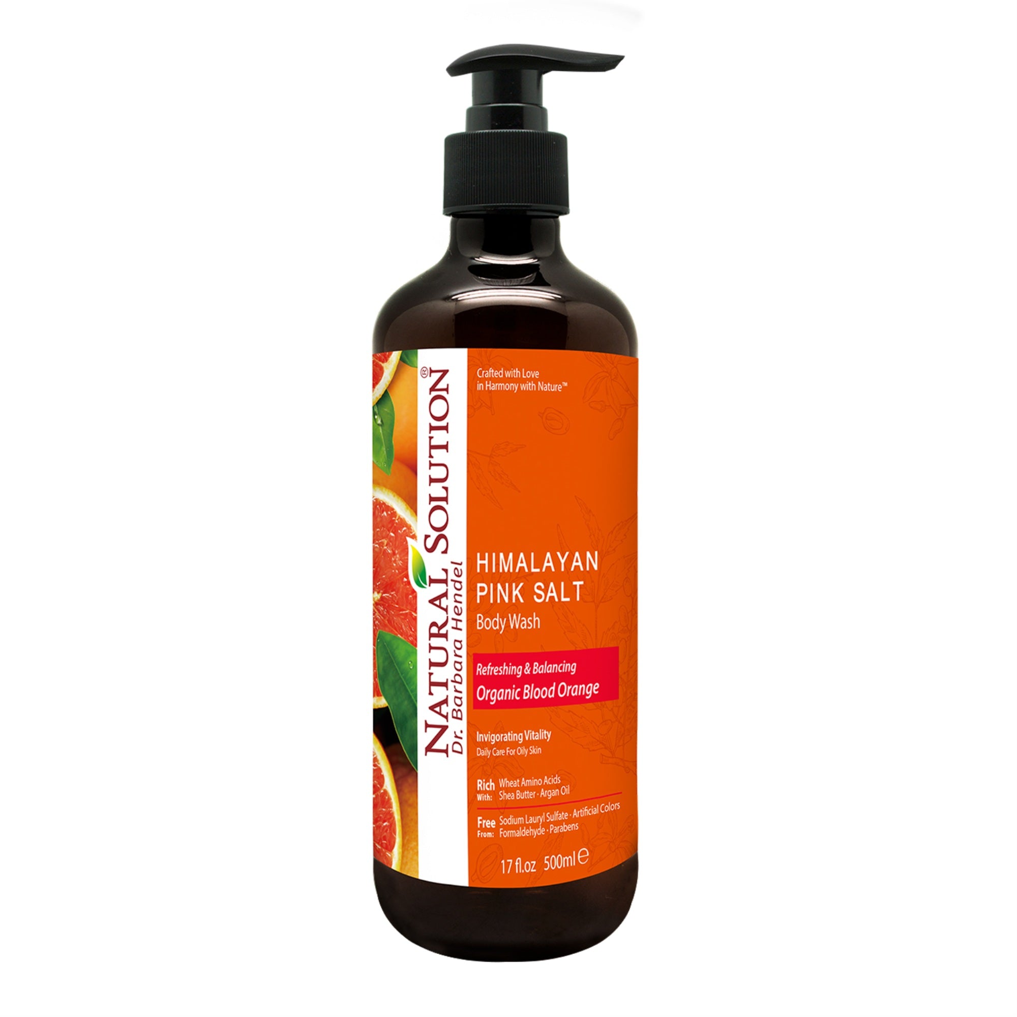 Natural Body Wash- Blood Orange 500Ml