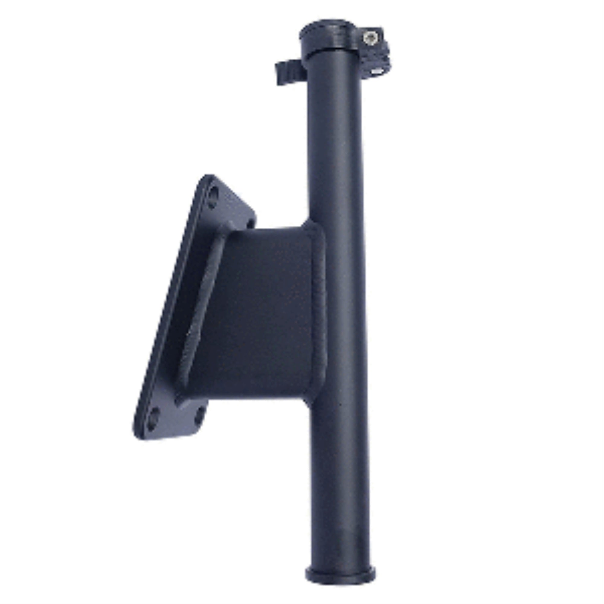Panther 5' Set Back Transom Mount Bracket - Black - Powder Coat