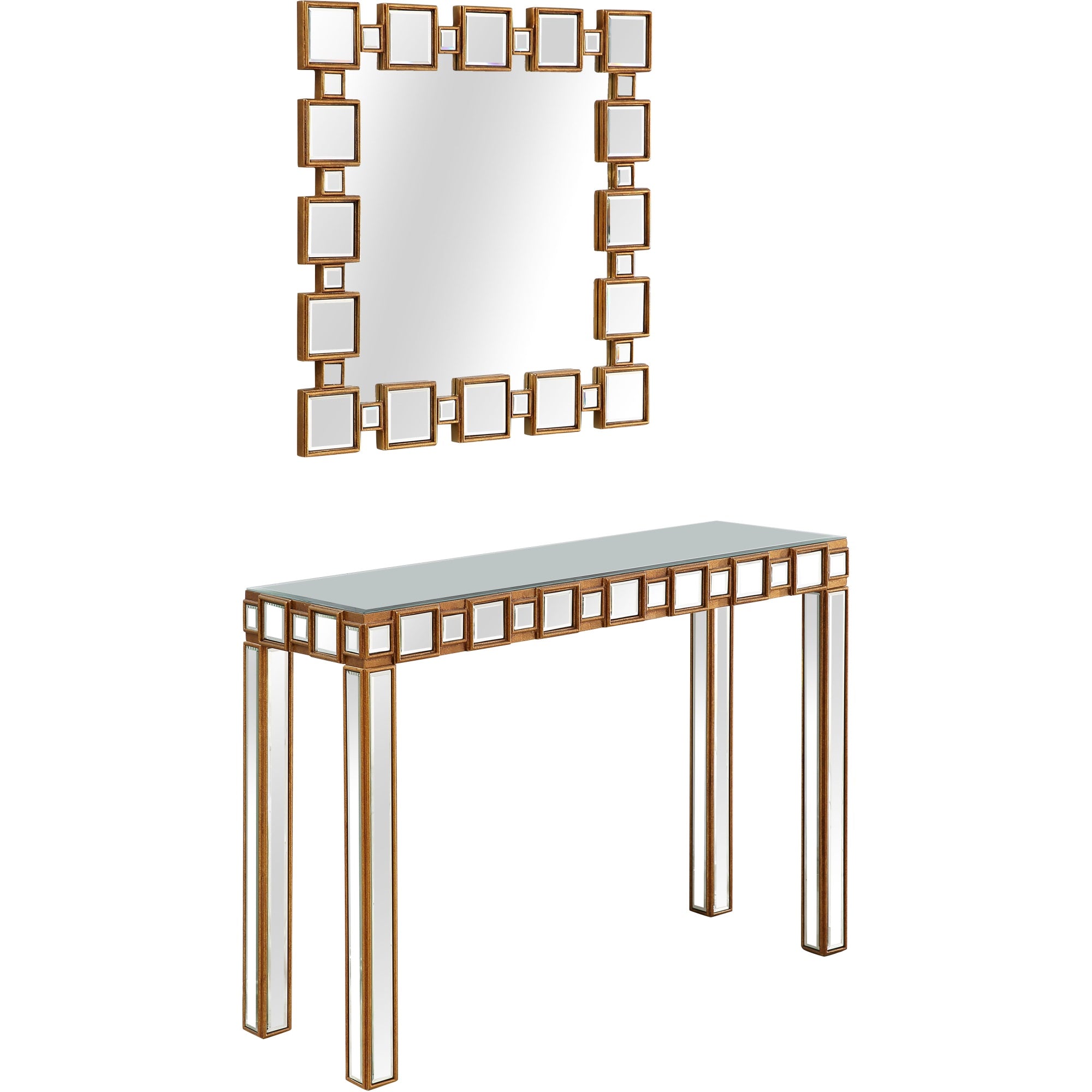 Orion Wall Mirror And Console