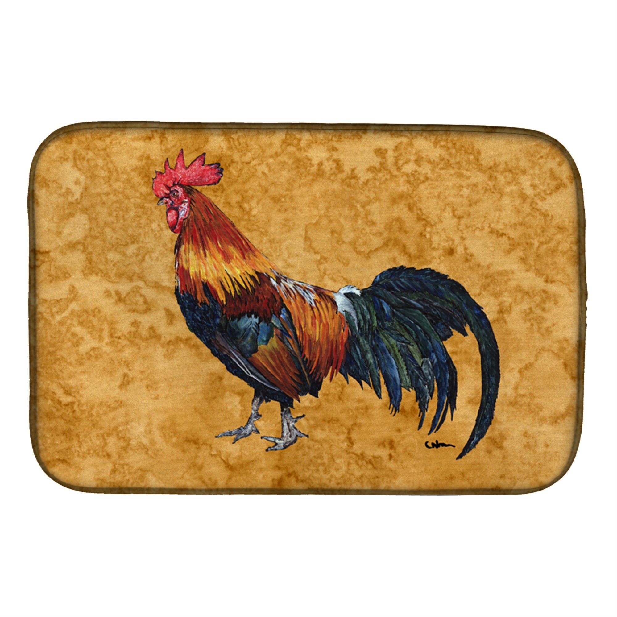 Caroline'S Treasures 8651Ddm Dish Drying Mat, 14 X 21, Multicolor