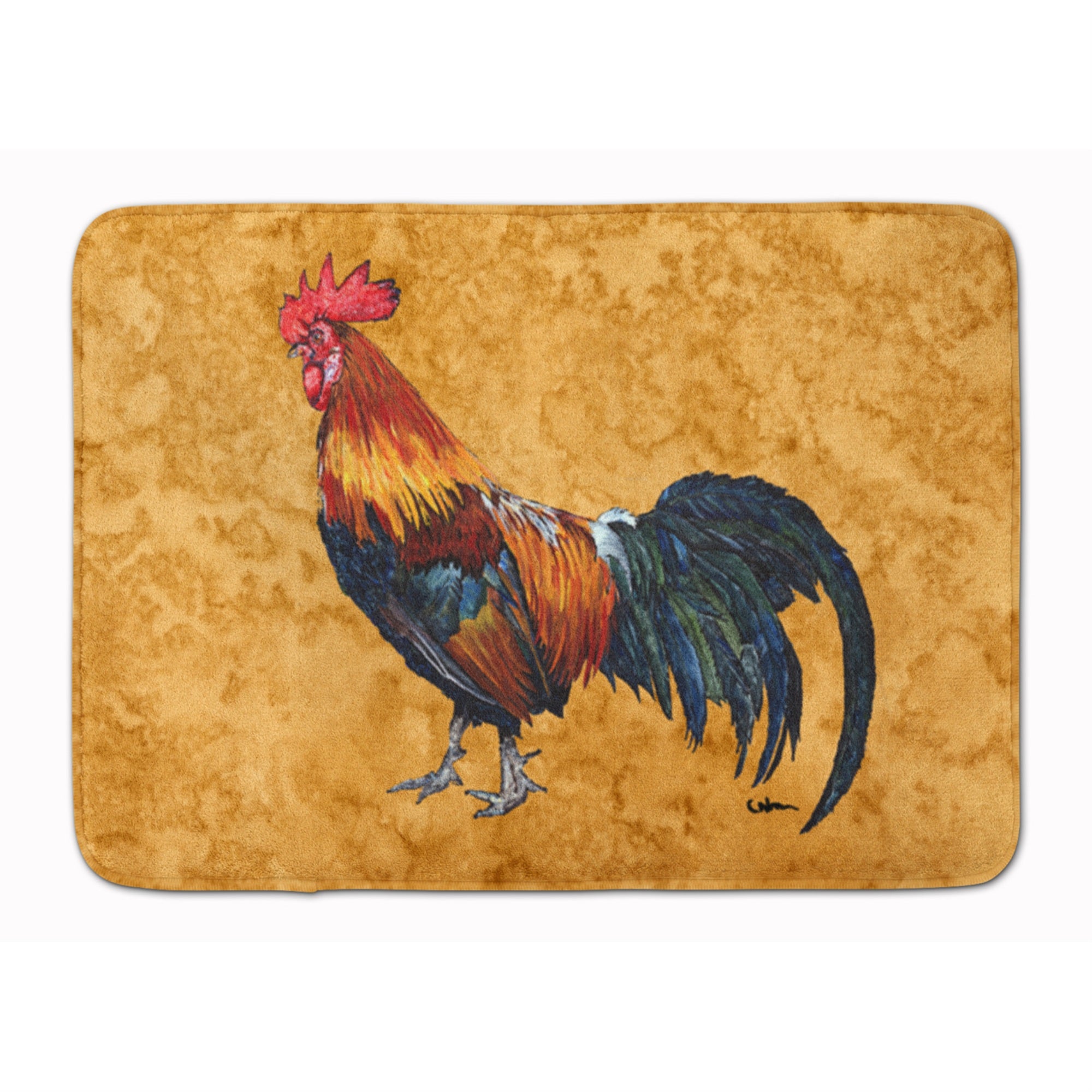 Caroline'S Treasures Rooster Floor Mat, 19 X 27, Multicolor