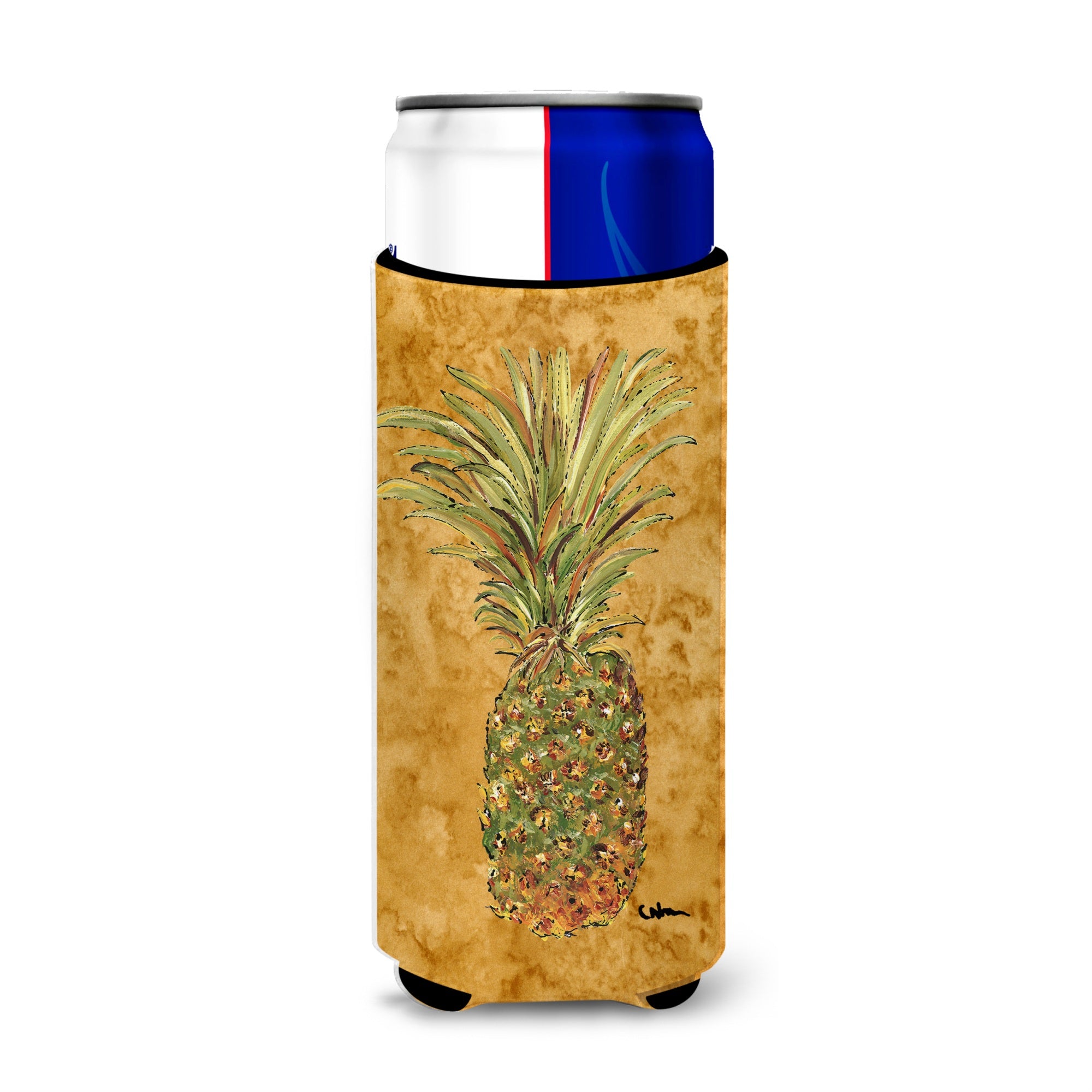 Pineapple Ultra Beverage Insulators For Slim Cans 8654Muk