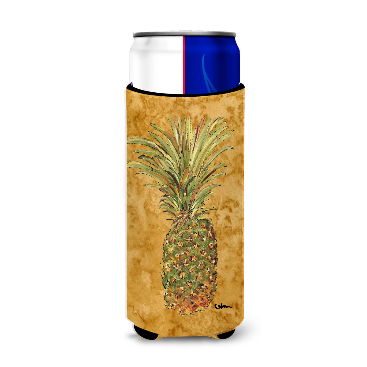 Pineapple Ultra Beverage Insulators For Slim Cans 8654Muk