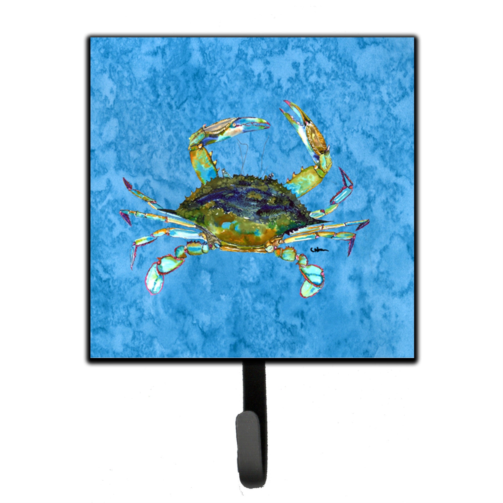 Caroline'S Treasures 8656Sh4 Crab Leash Holder Or Key Hook, Small, Multicolor