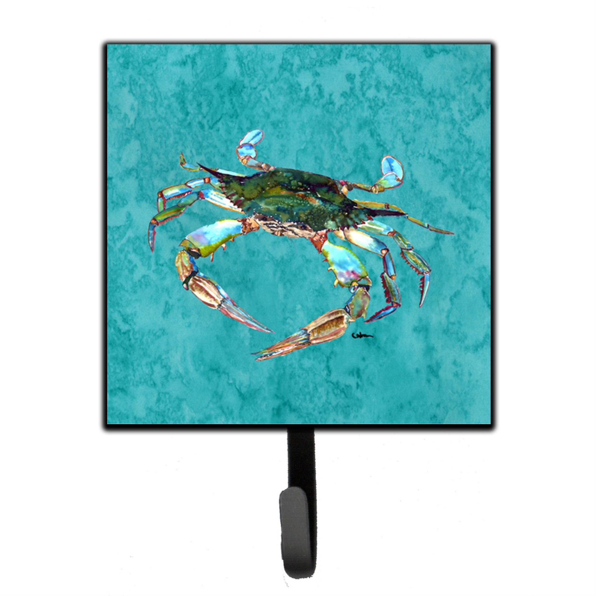 Caroline'S Treasures 8657Sh4 Crab Leash Holder Or Key Hook, Small, Multicolor