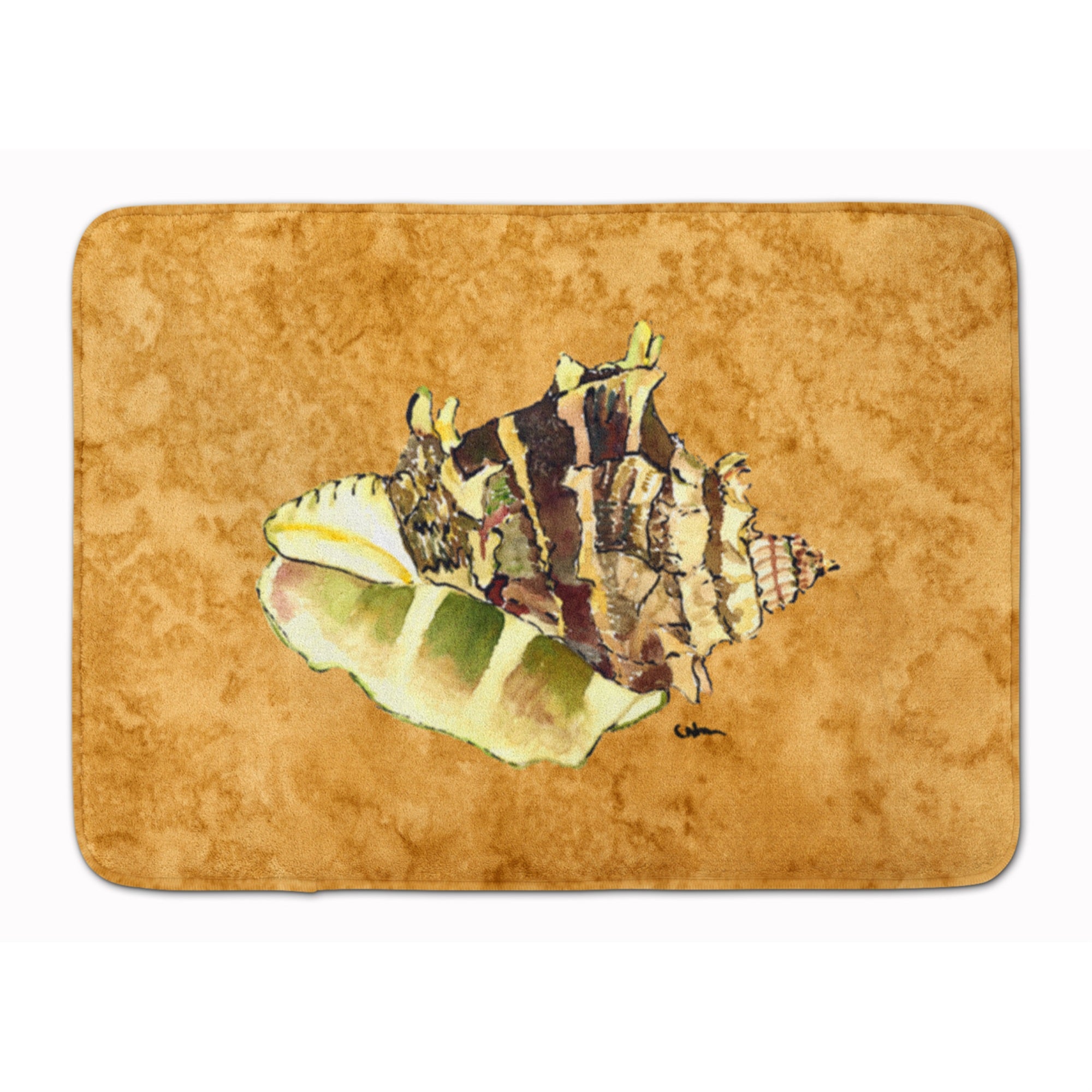 Caroline'S Treasures Shell Floor Mat, 19 X 27, Multicolor