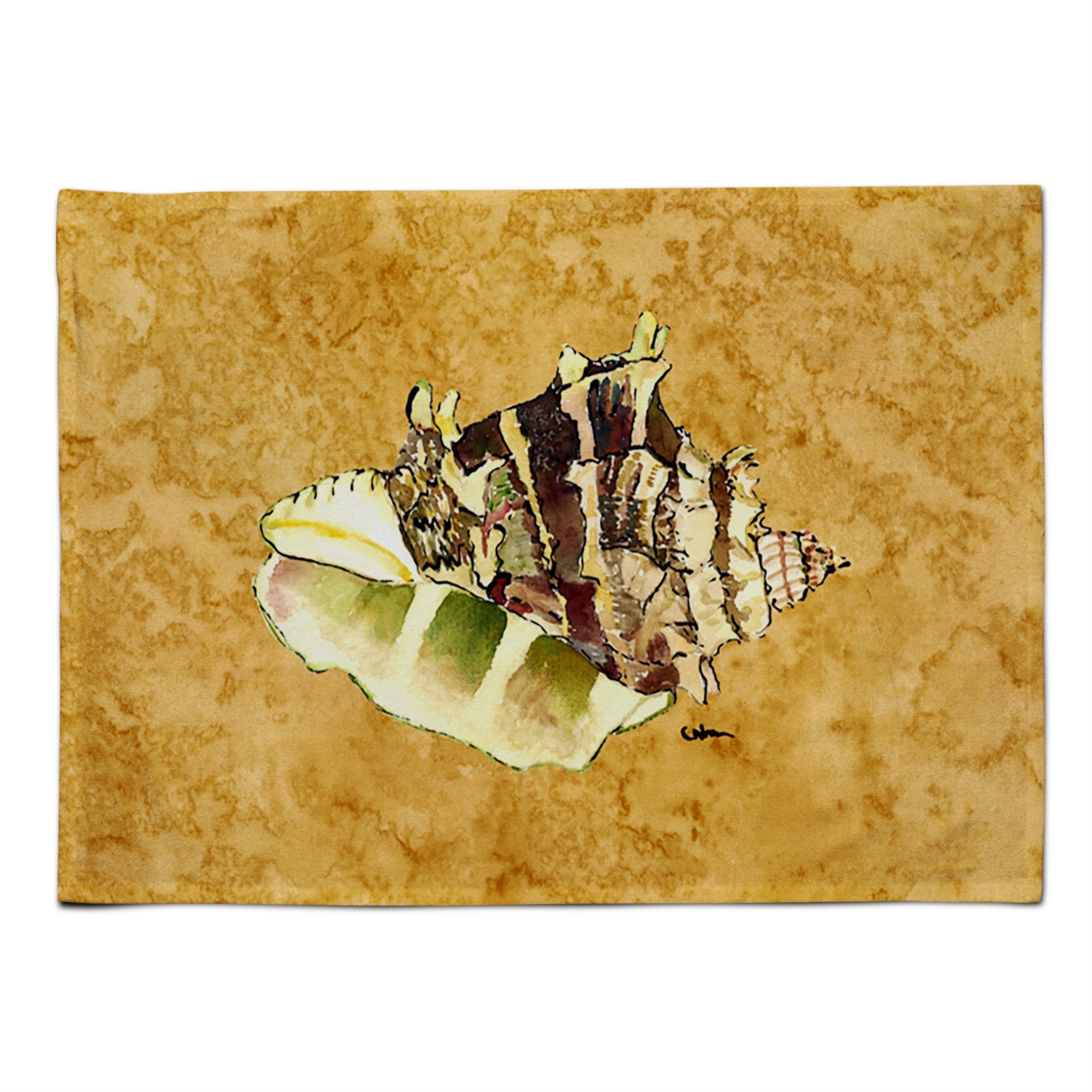 Caroline'S Treasures 8658Plmt Shell Fabric Placemat, Multicolor