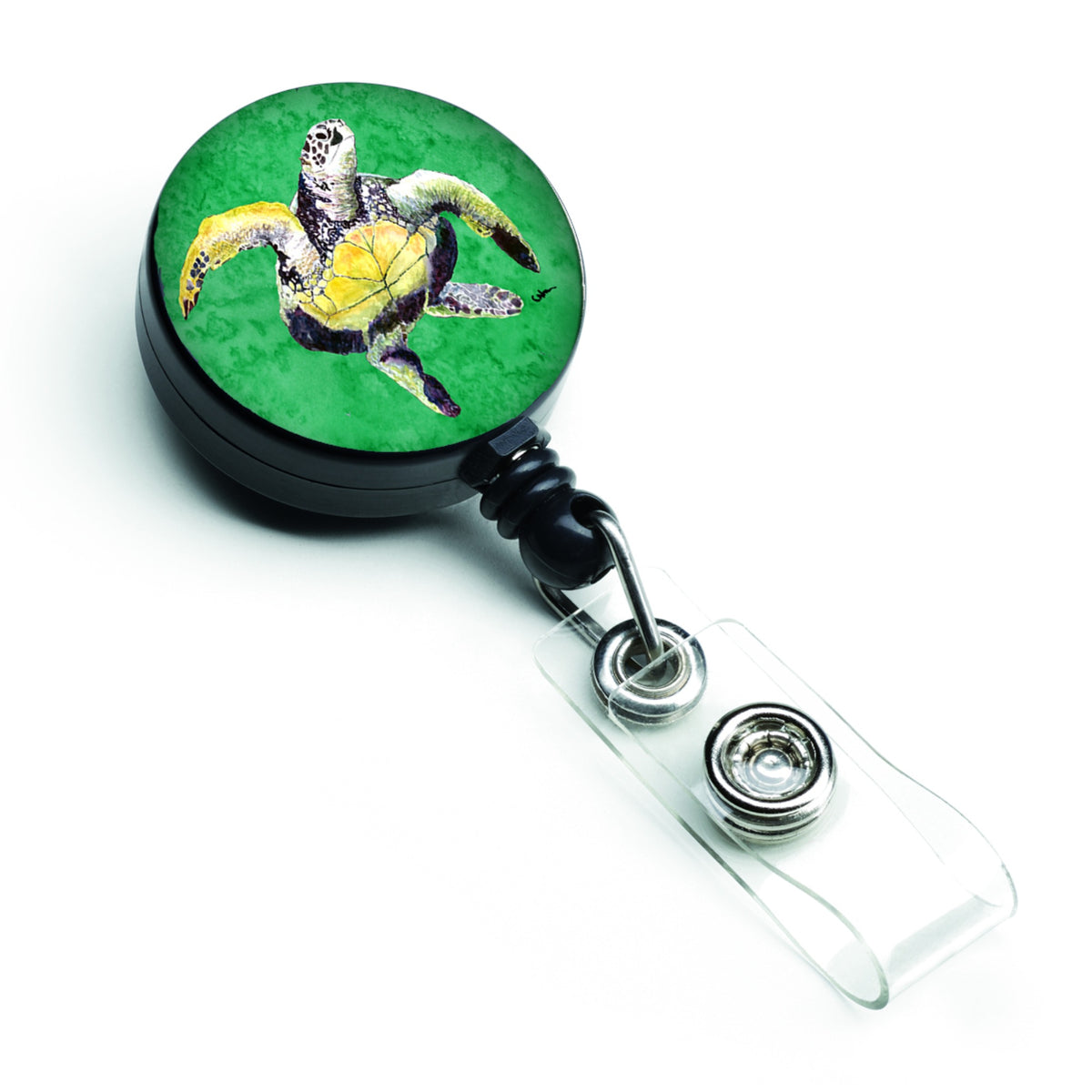 Caroline'S Treasures Turtle Retractable Badge Reel, Multicolor (8671Br)
