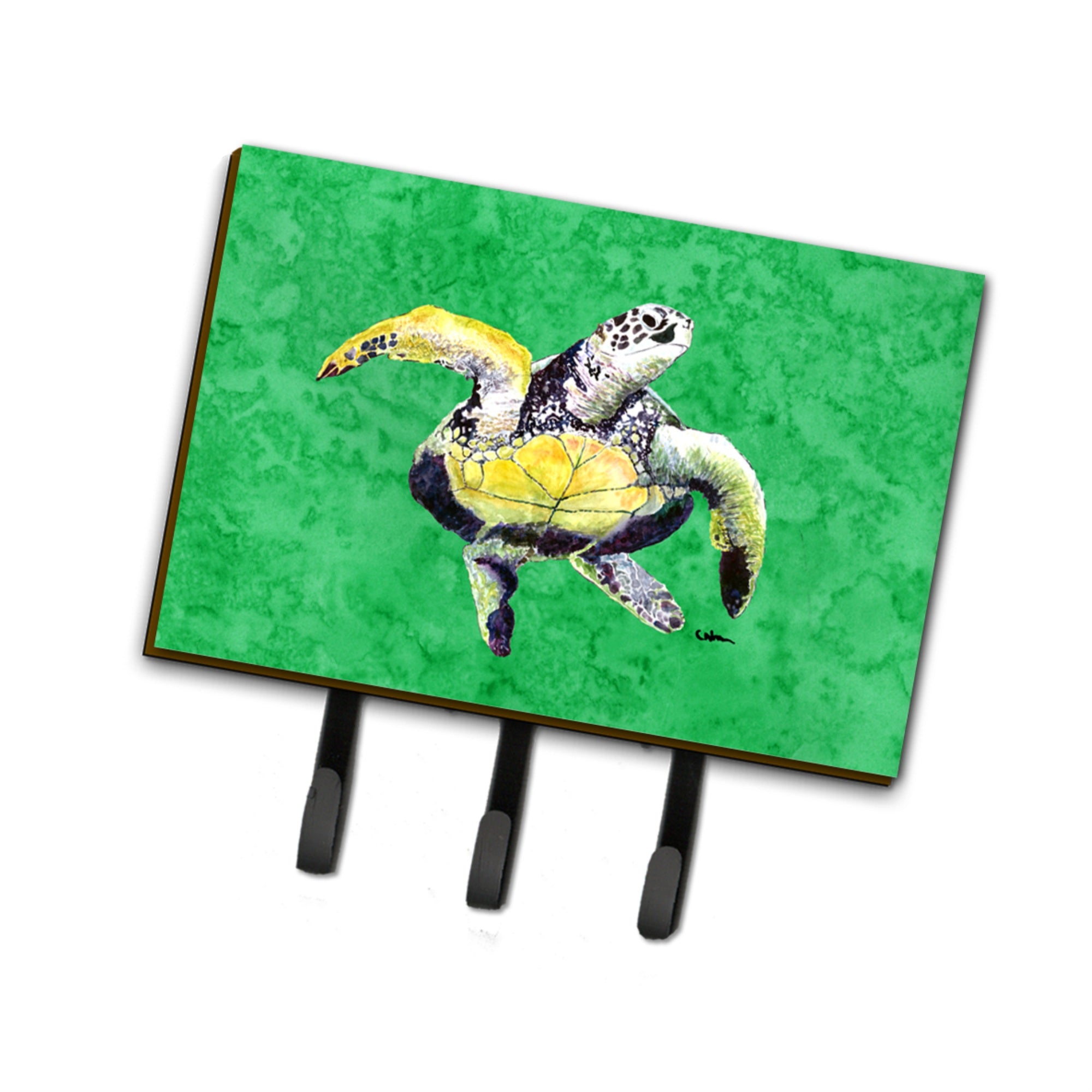 Caroline'S Treasures 8671Th68 Turtle Leash Or Key Holder, Large, Multicolor