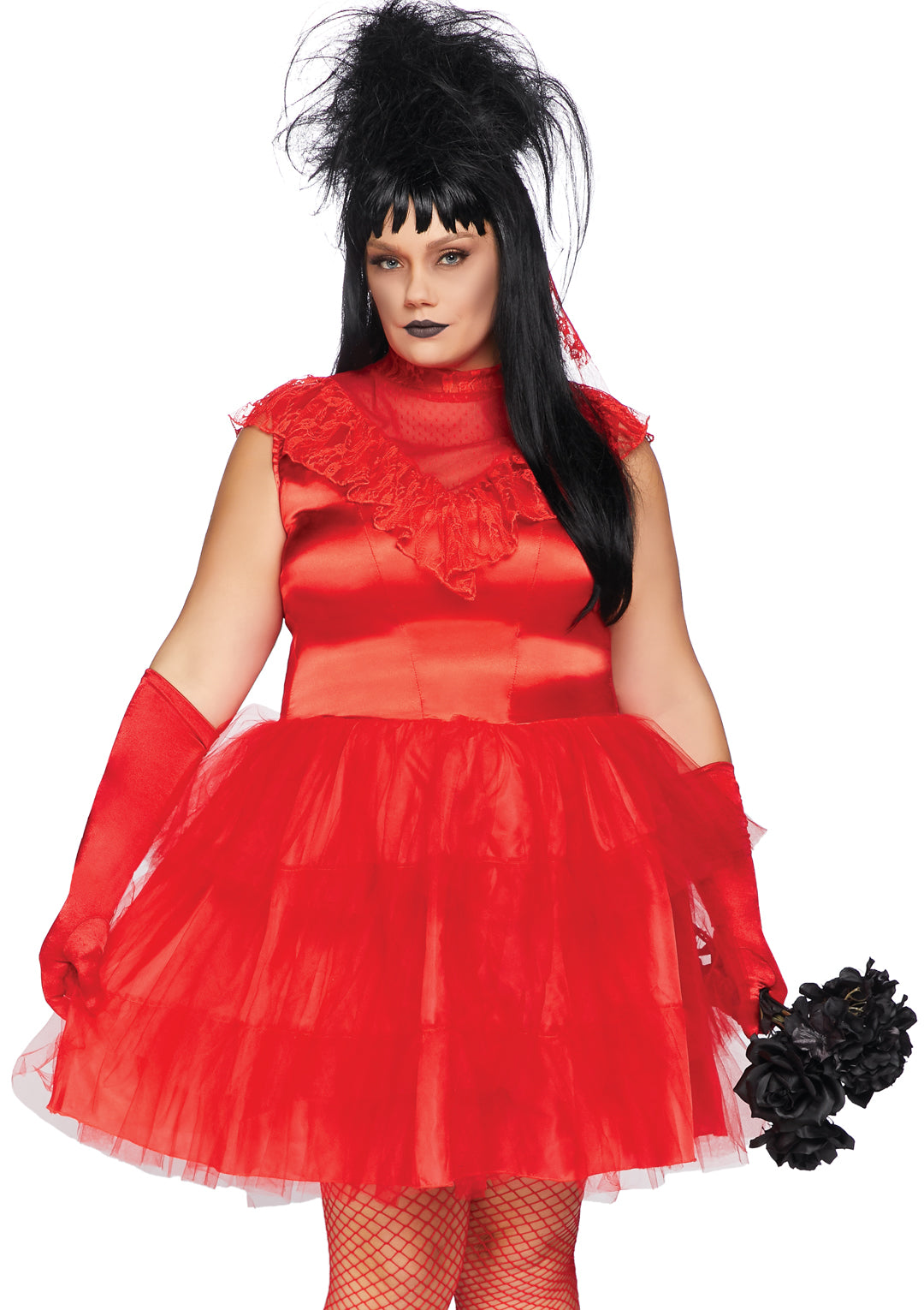 Leg Avenue 2 Pc Beetle Bride, Includes Sa Red Color