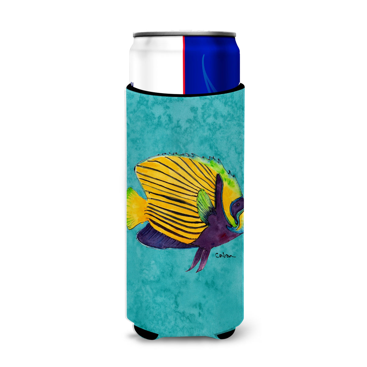 Fish  Tropical Ultra Beverage Insulators For Slim Cans 8674Muk