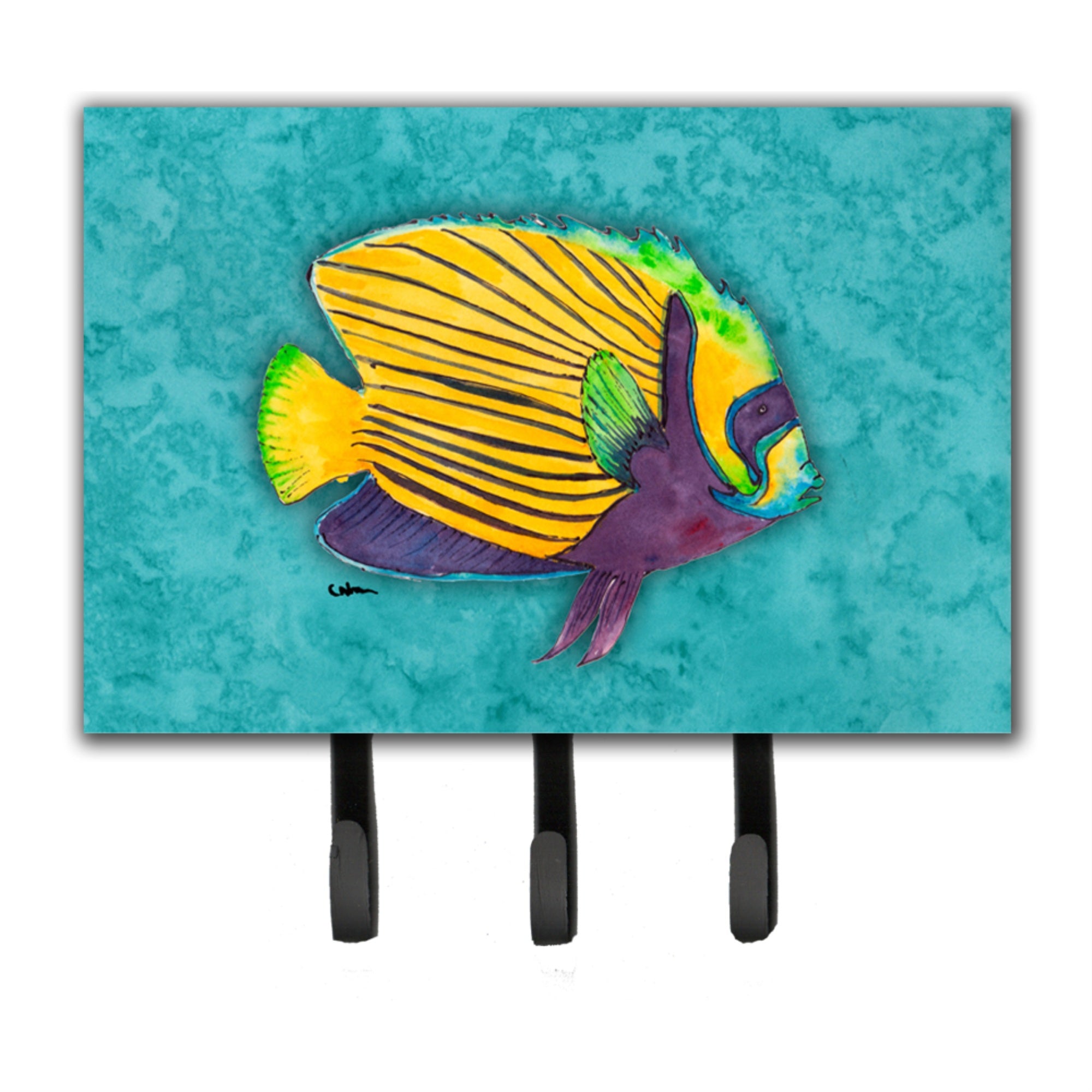 Caroline'S Treasures 8674Th68 Tropical Fish Leash Or Key Holder, Large, Multicolor