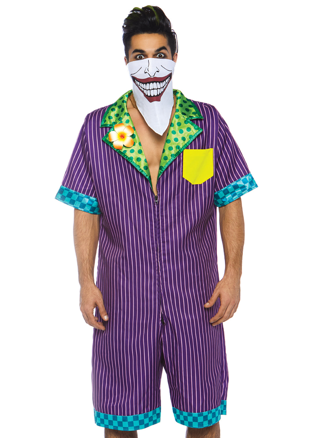 Leg Avenue 2 Pc Super Villain, Includes C Multicolor Color