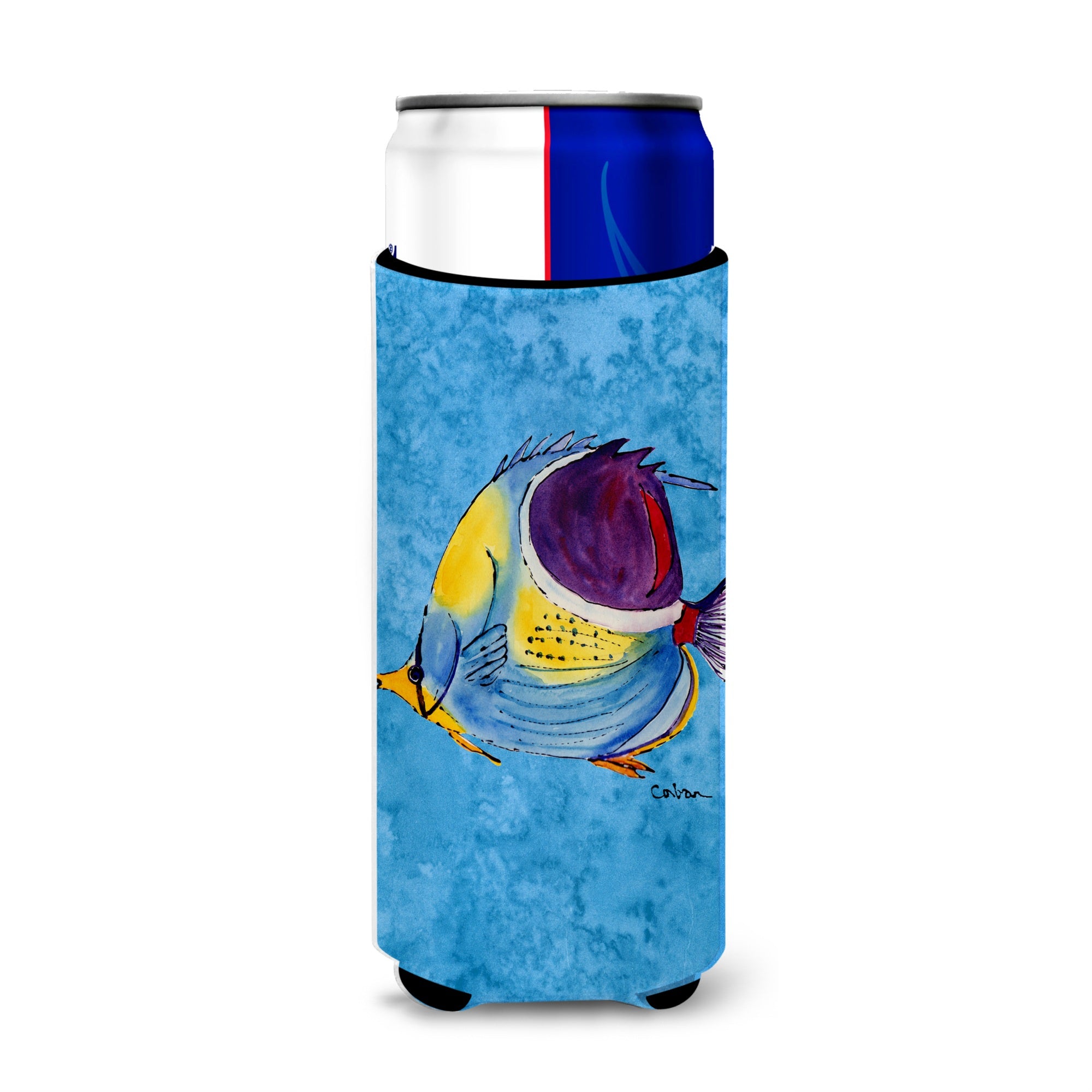 Fish  Tropical Ultra Beverage Insulators For Slim Cans 8676Muk