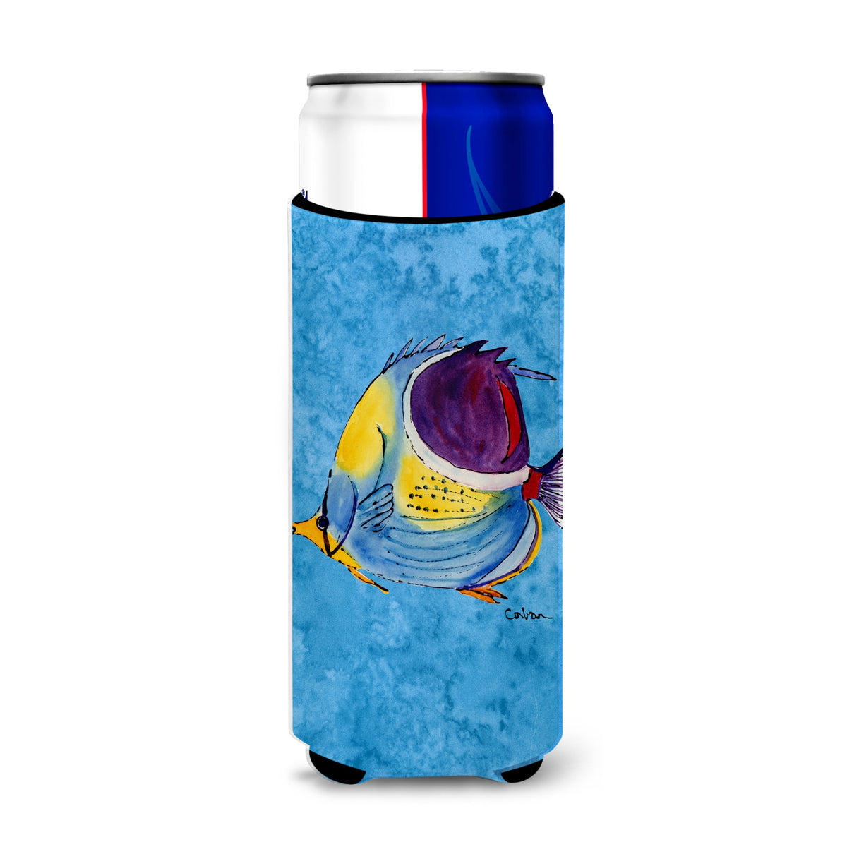 Fish  Tropical Ultra Beverage Insulators For Slim Cans 8676Muk