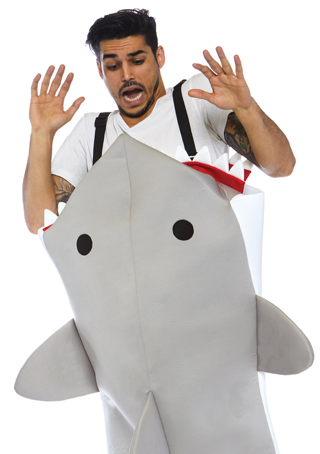 Leg Avenue Shark Attack, features easy st Grey Color