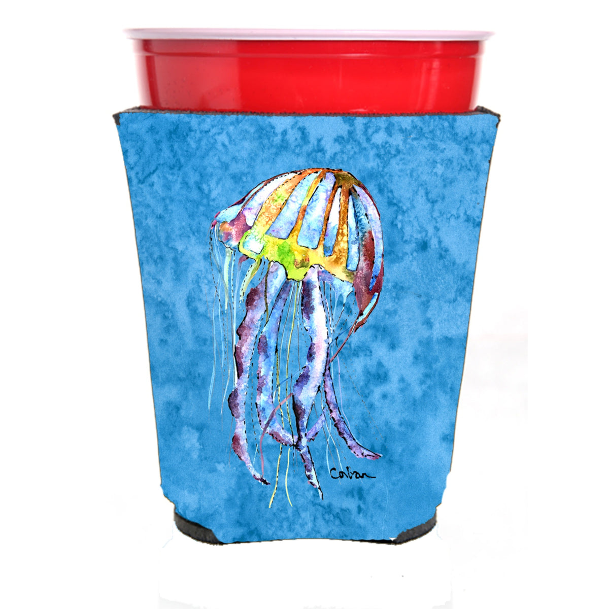 Jellyfish  Red Solo Cup Beverage Insulator Hugger