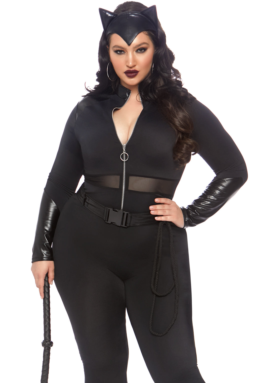Leg Avenue 3 Pc Sultry Supervillain, Incl Black Color