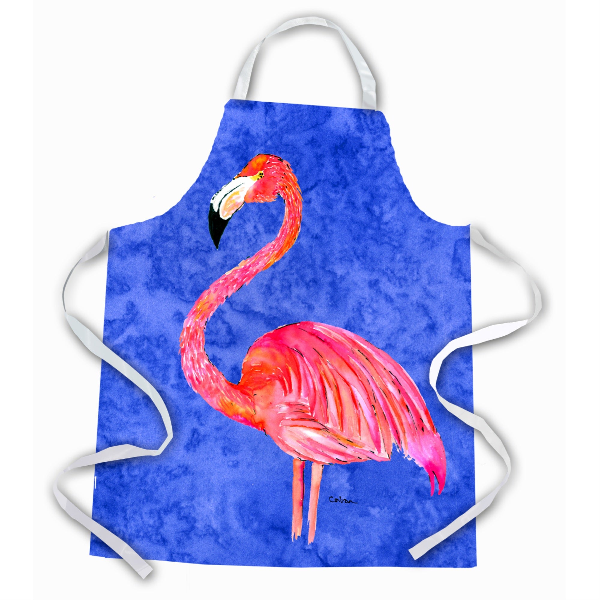Caroline'S Treasures 8685Apron Flamingo Apron, Large, Multicolor