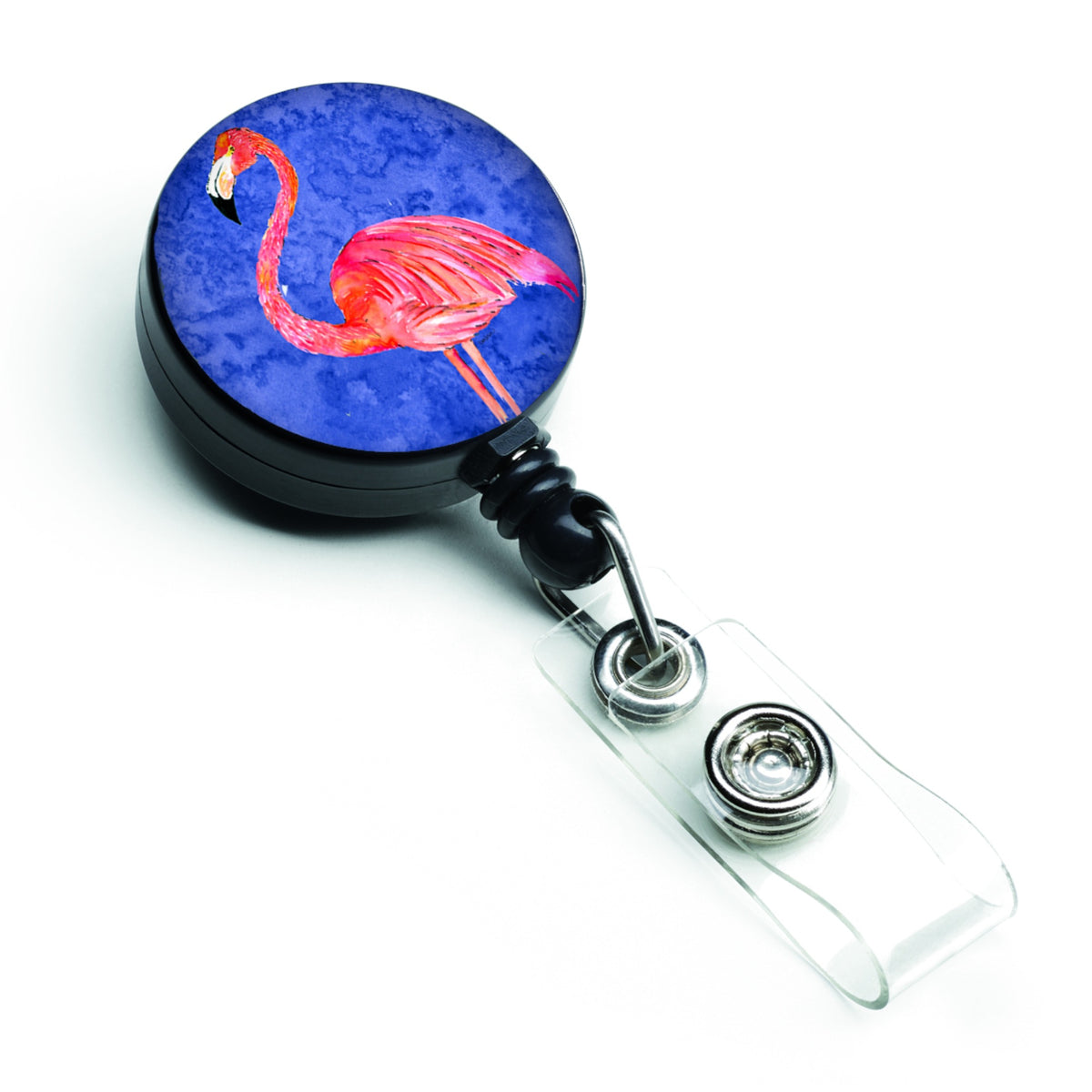 Caroline'S Treasures Flamingo Retractable Badge Reel, Multicolor (8685Br)