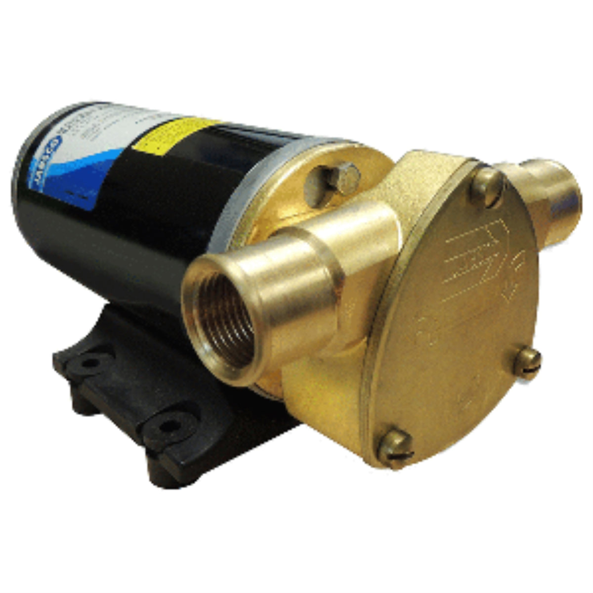 Jabsco Ballast King Bronze Dc Pump With Deutsch Connector - No Reversing Switch - 15 Gpm