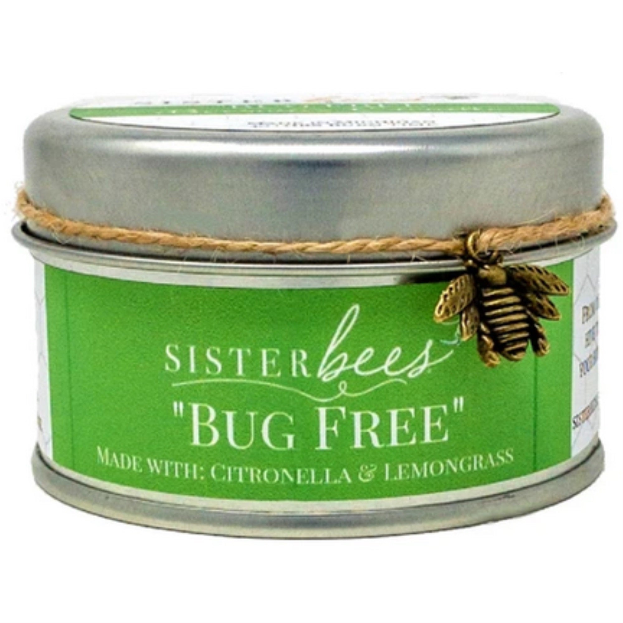 Beeswax Candle - Bug Free (With Citronella & Lemongrass)