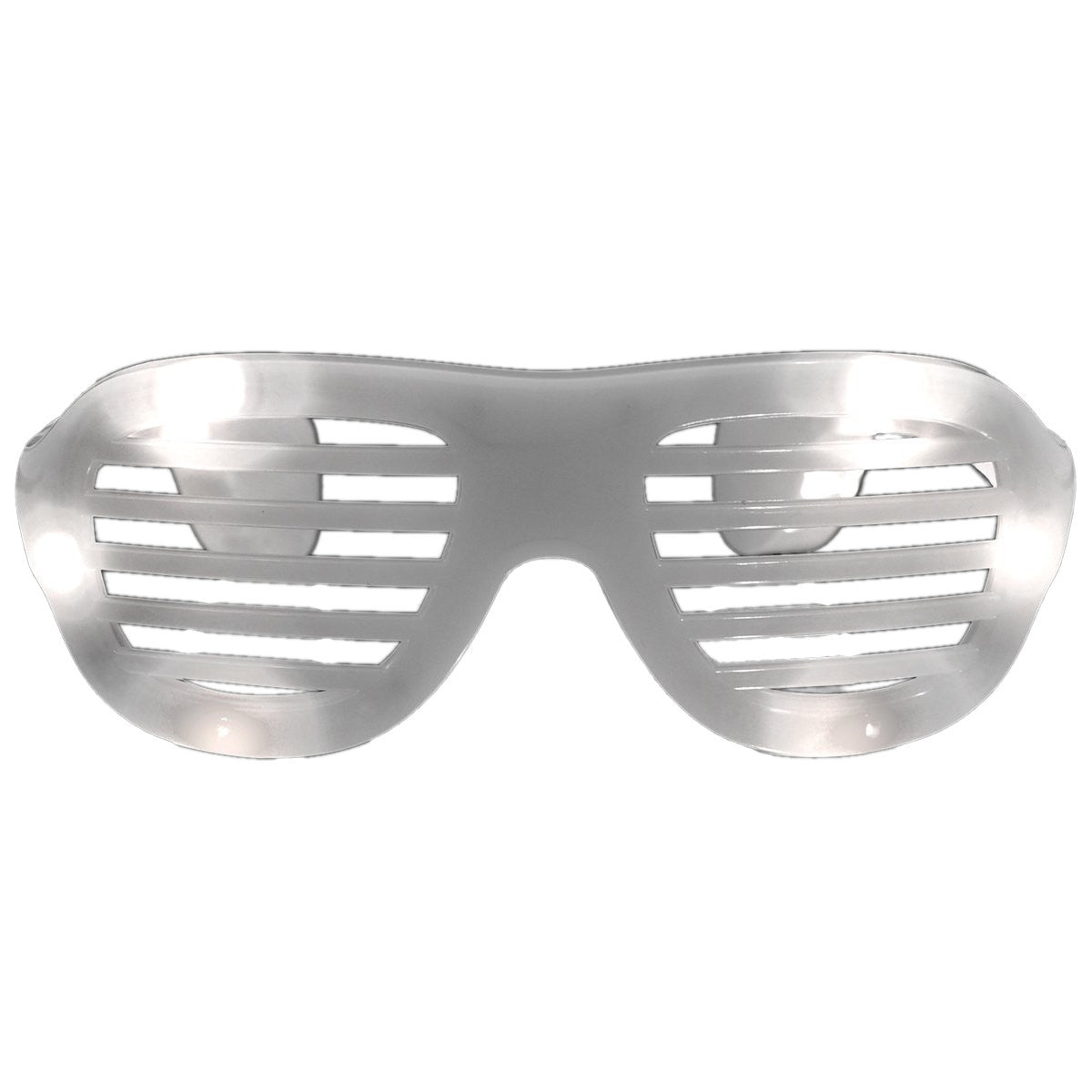 LED Hip Hop Sunglasses White