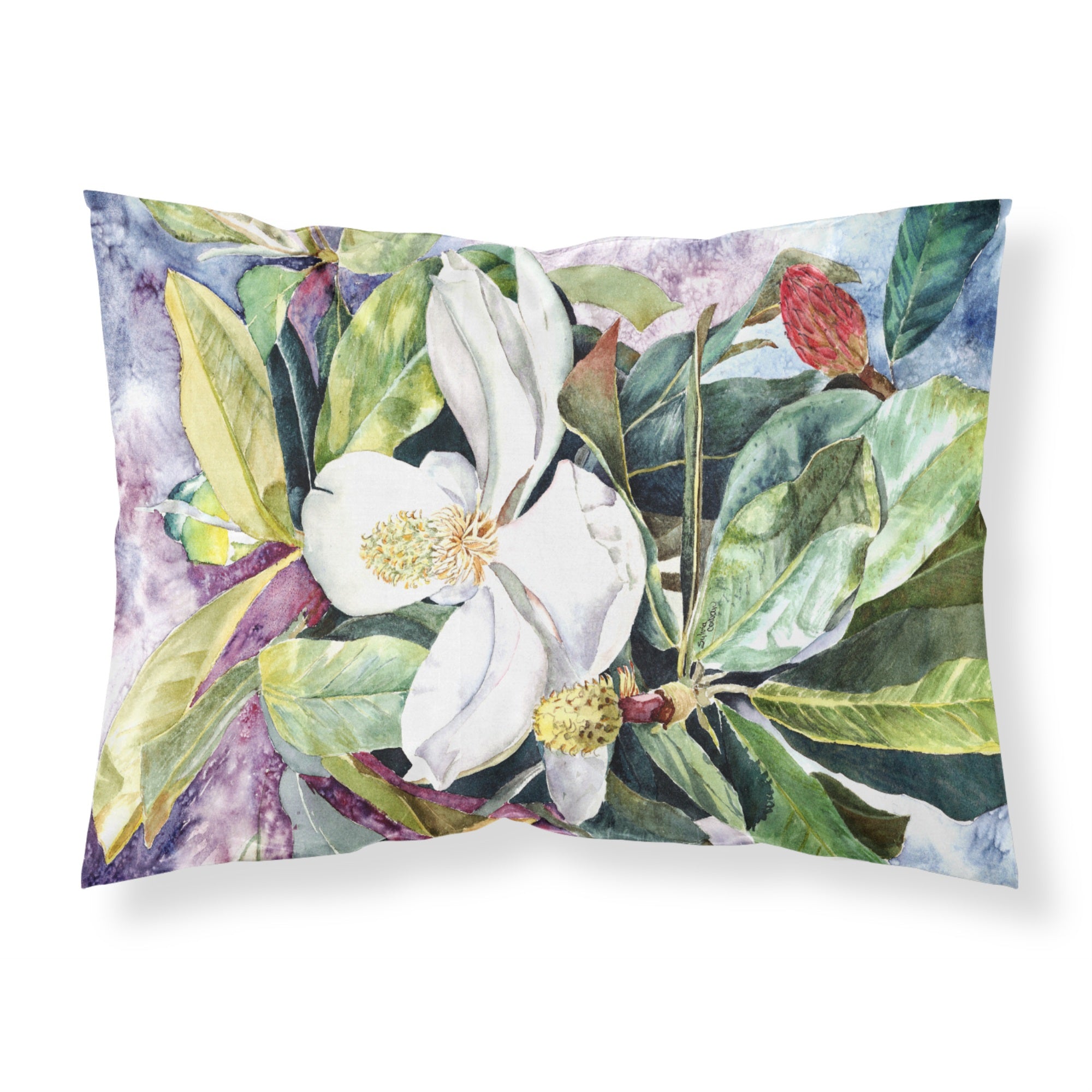 Caroline'S Treasures 8700Pillowcase Magnolia Fabric Standard Pillowcase, Large, Multicolor