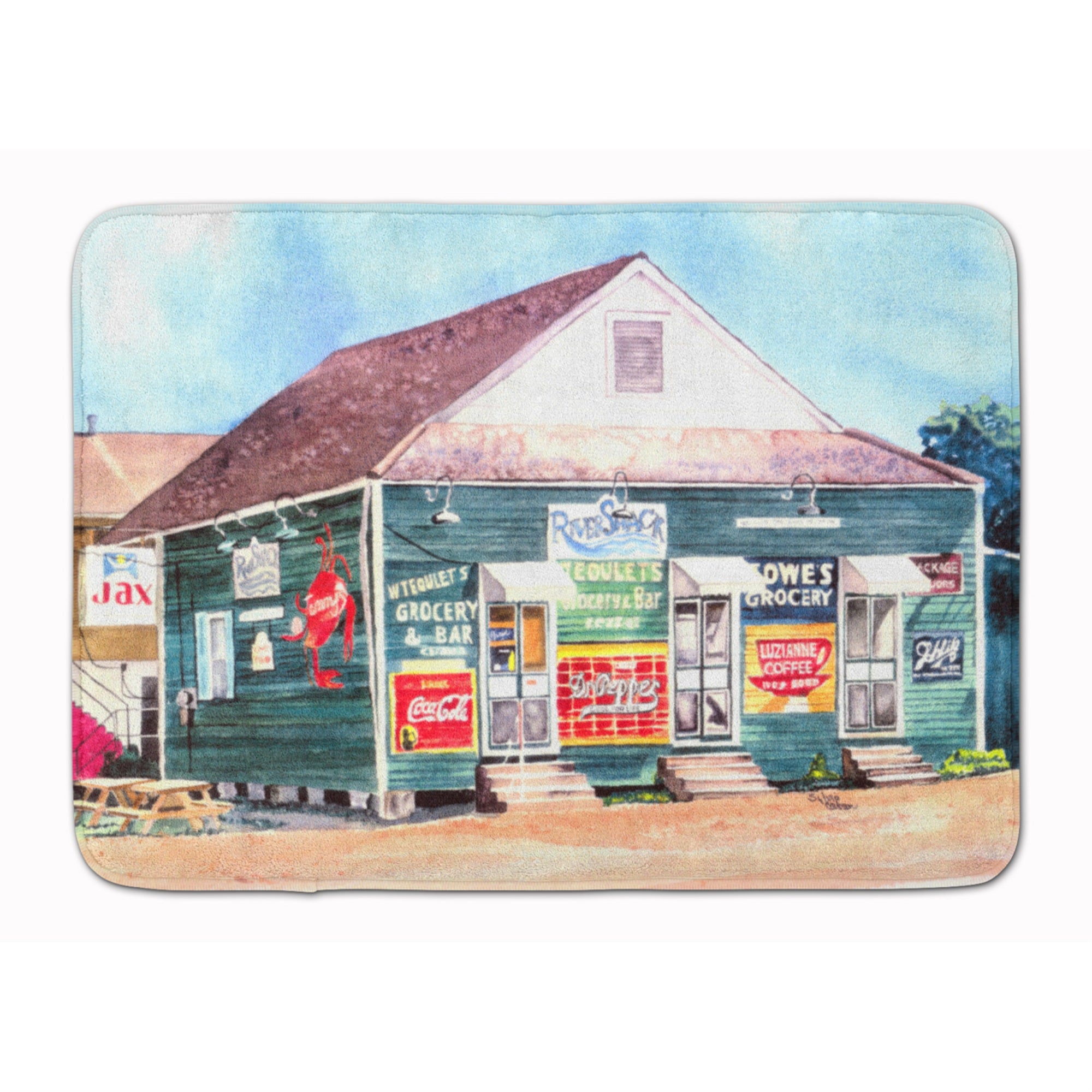 Caroline'S Treasures Rivershack Floor Mat, 19 X 27, Multicolor