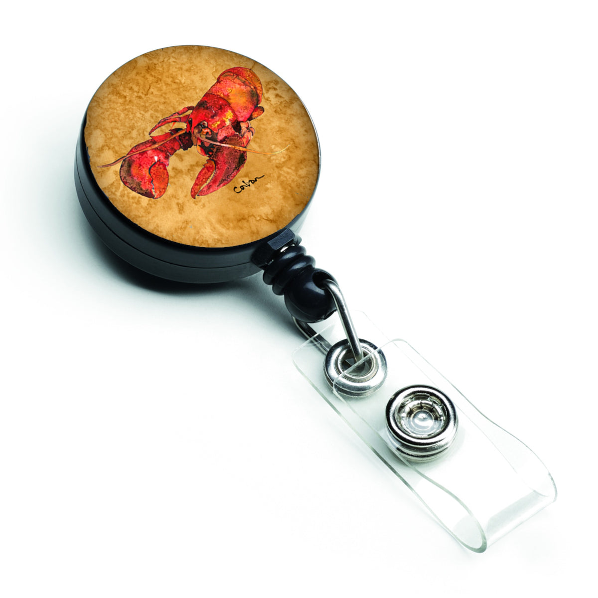 Caroline'S Treasures Lobster Retractable Badge Reel, Multicolor (8715Br)