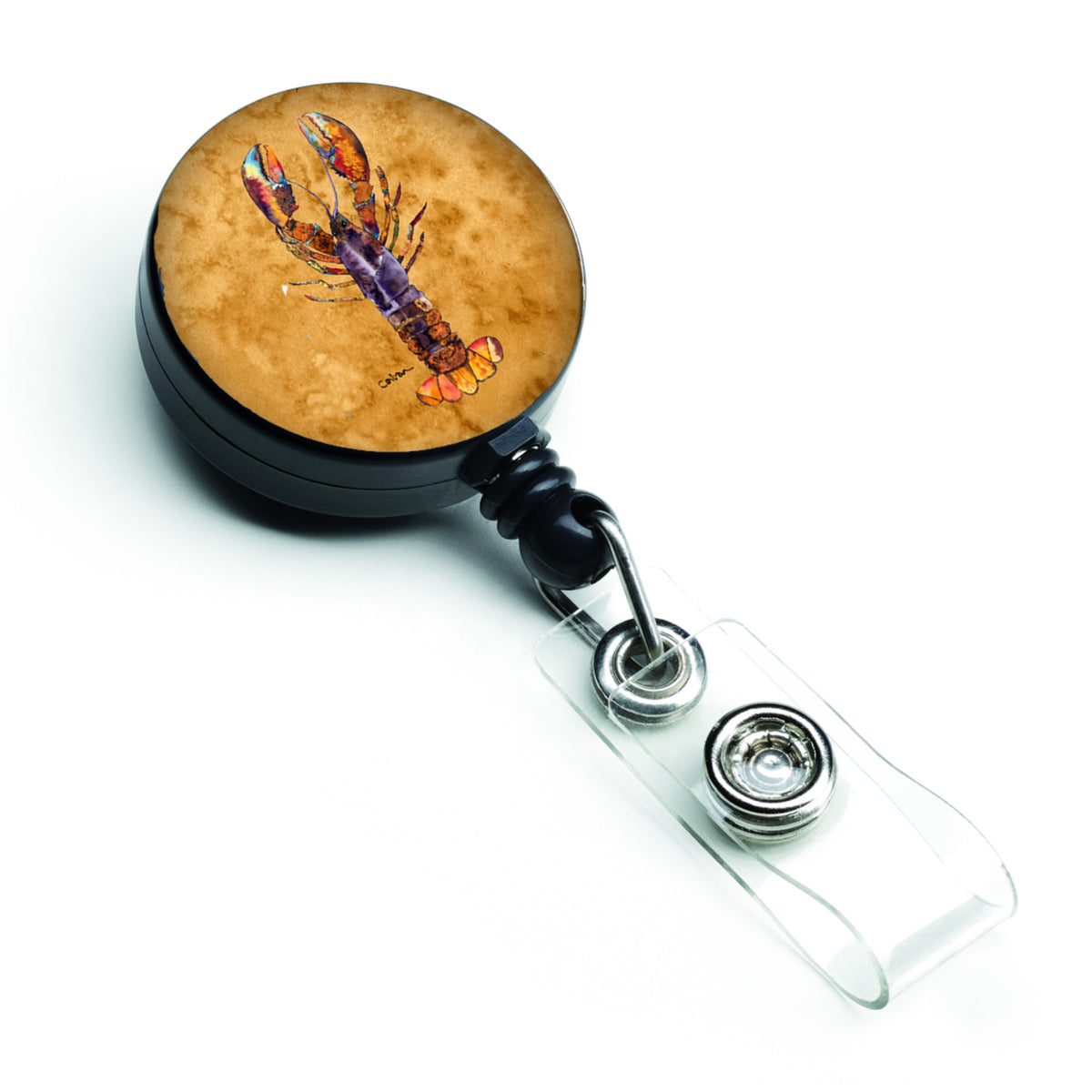 Caroline'S Treasures Lobster Retractable Badge Reel, Multicolor (8716Br)