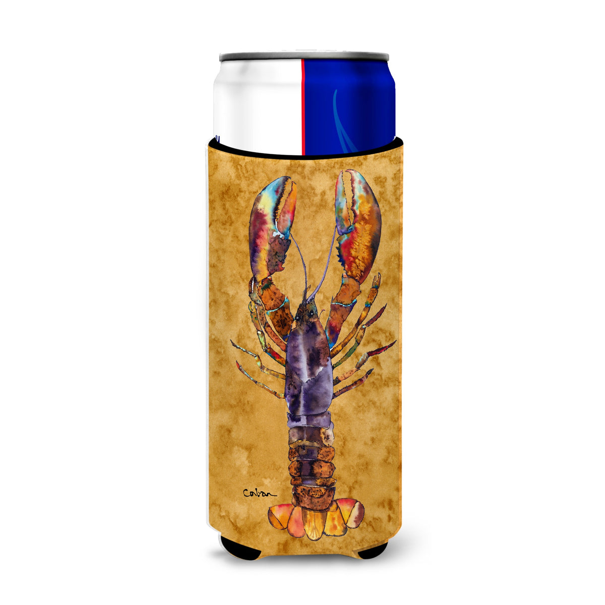 Lobster  Fresh Ultra Beverage Insulators For Slim Cans 8716Muk