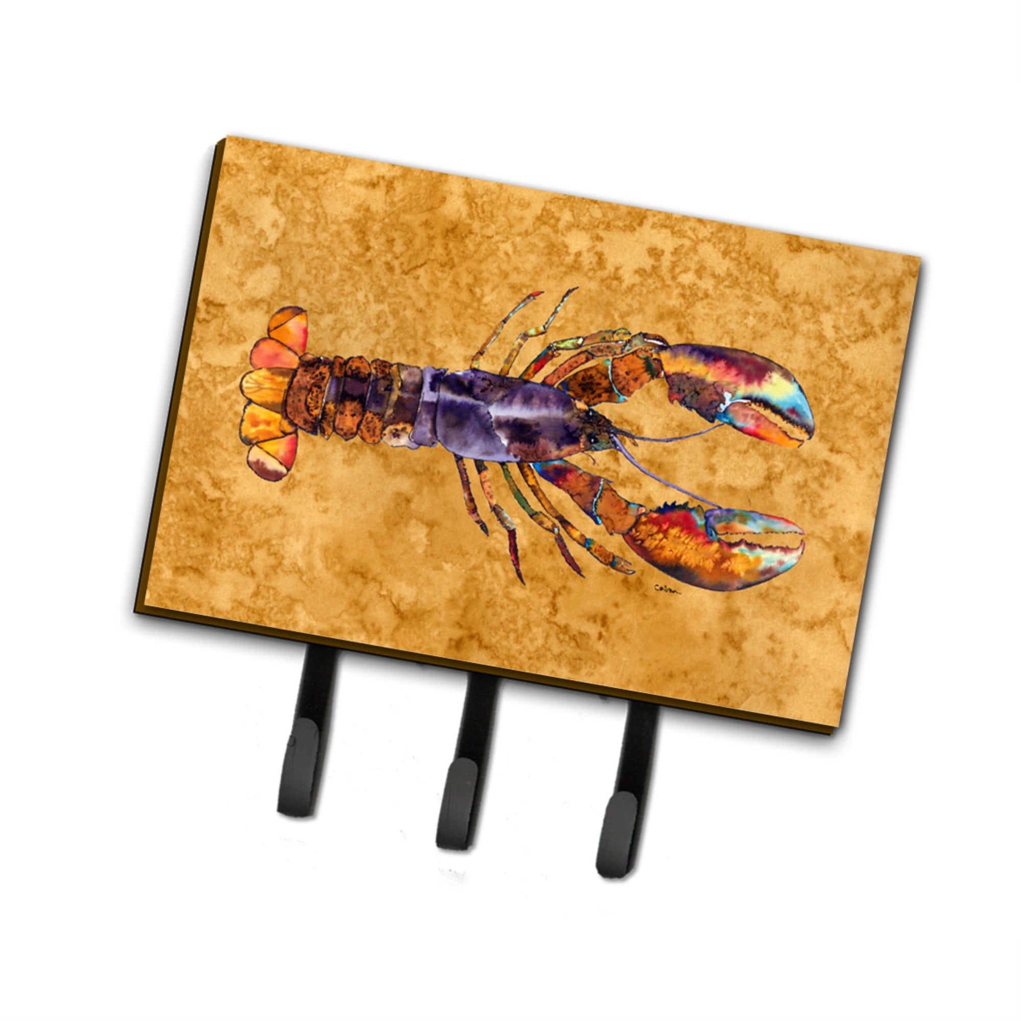 Caroline'S Treasures 8716Th68 Lobster Leash Or Key Holder, Large, Multicolor