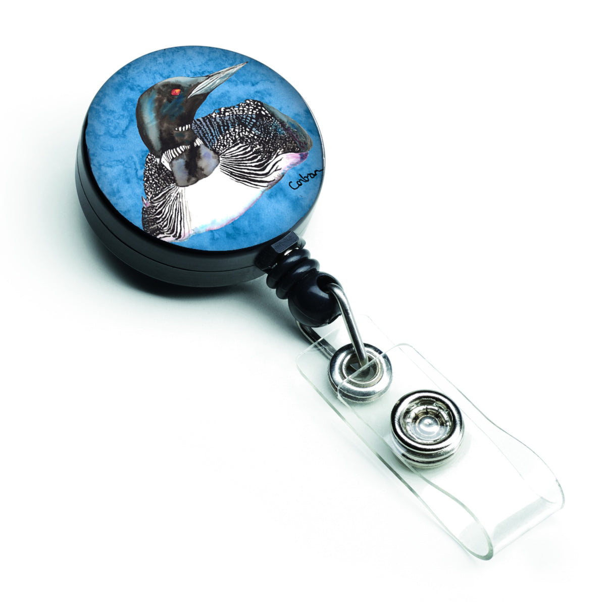 Caroline'S Treasures Loon Retractable Badge Reel, Multicolor (8717Br)