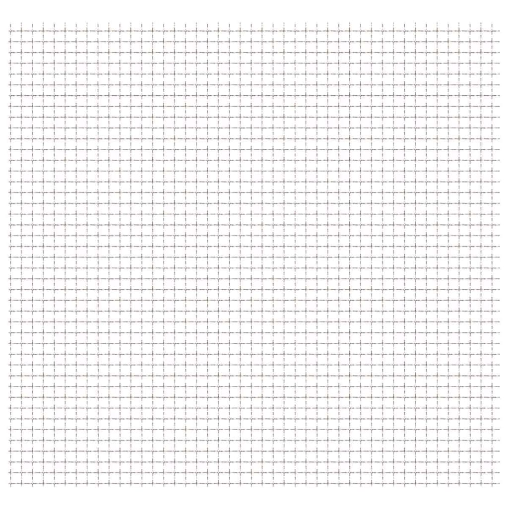 Vidaxl Crimped Garden Wire Fence Stainless Steel 39.4X33.5 1.2X1.2X0.1
