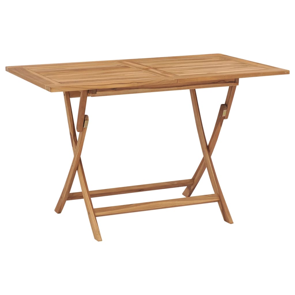 Vidaxl Folding Patio Table 47.2X27.6X29.5 Solid Teak Wood